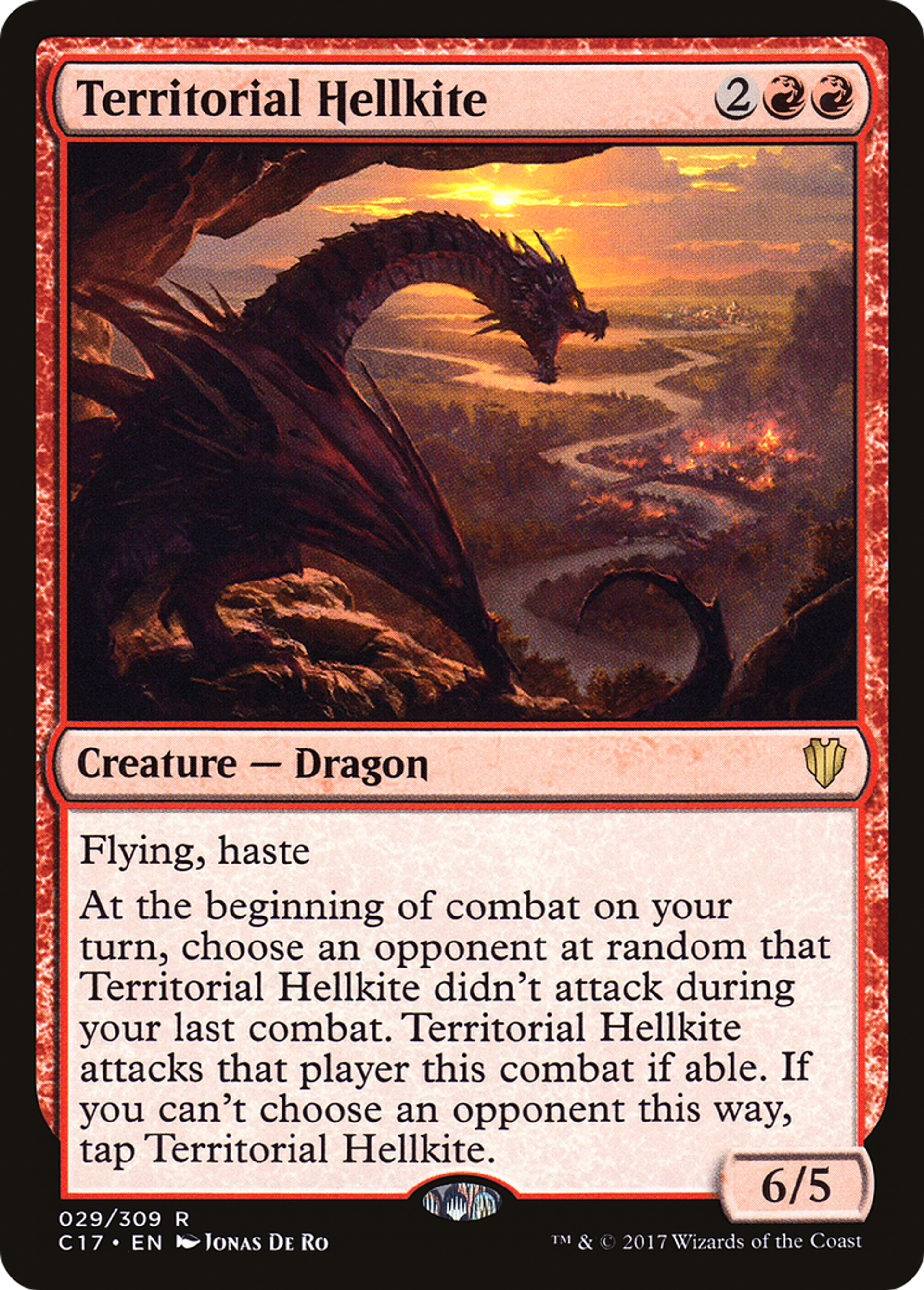 Territorial Hellkite — Commander 2017 — Magic: The Gathering