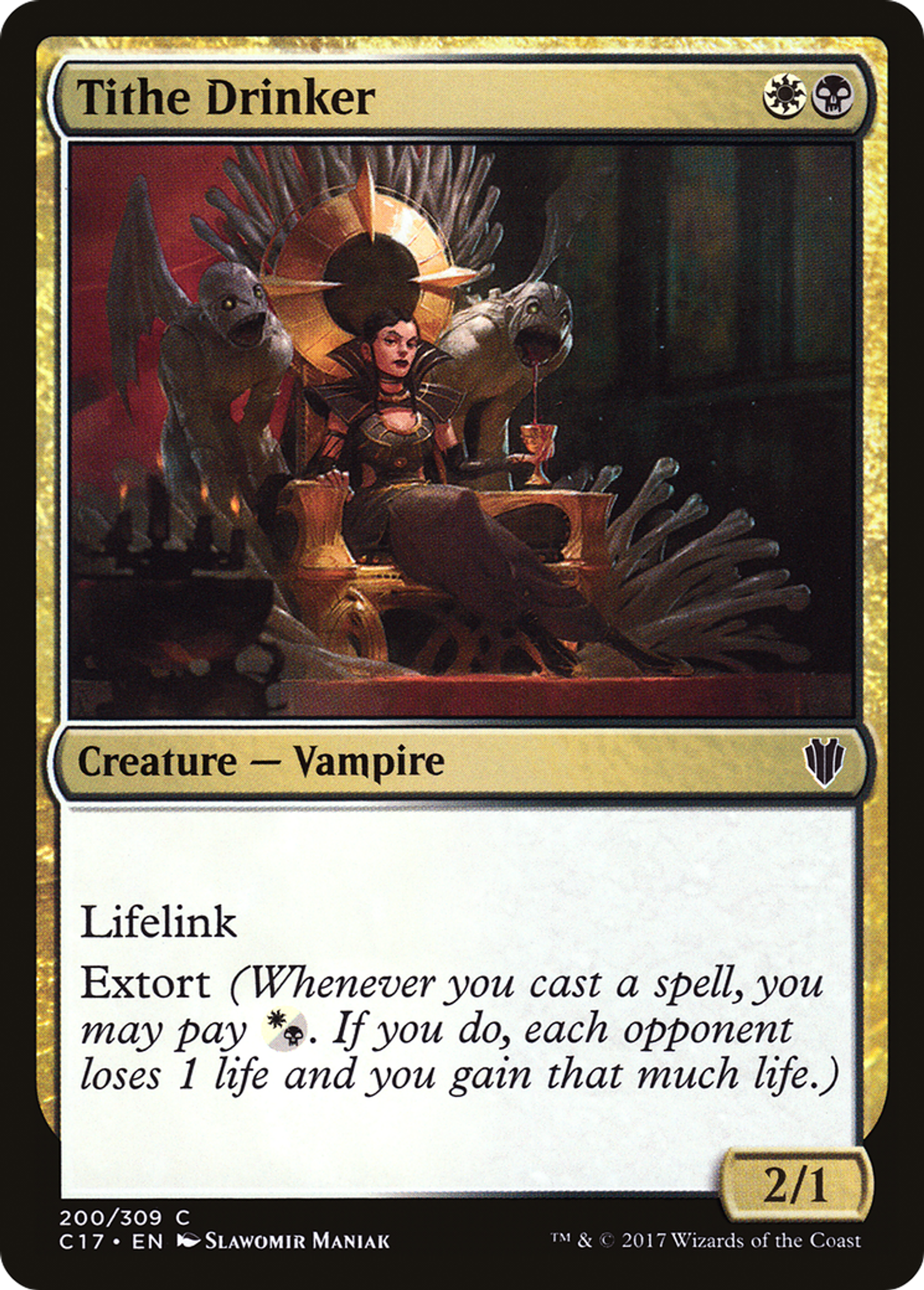 Tithe Drinker — Commander 2017 — Magic: The Gathering