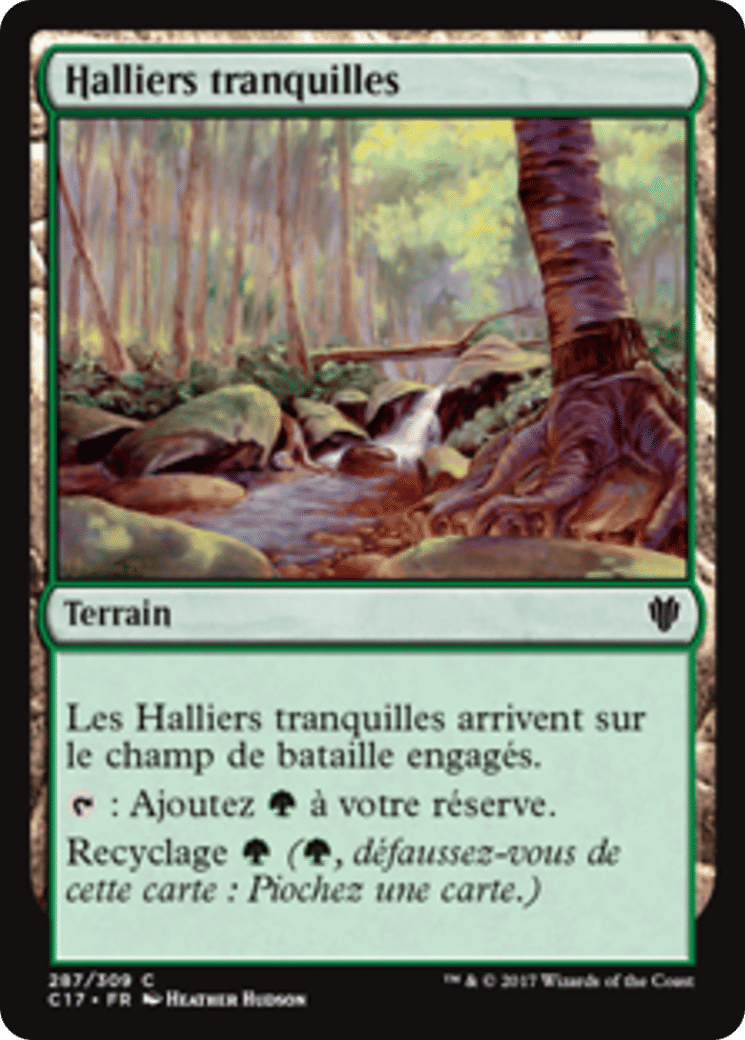 Halliers tranquilles — Commander 2017 — Magic: The Gathering