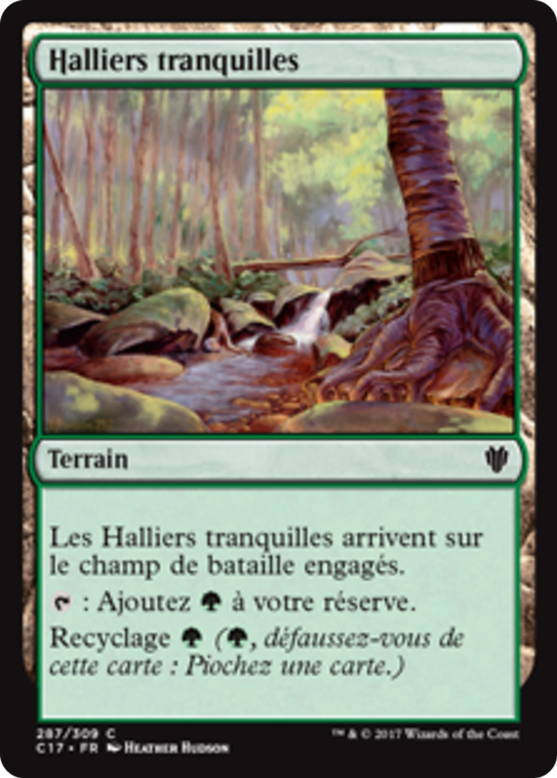 Halliers tranquilles — Commander 2017 — Magic: The Gathering