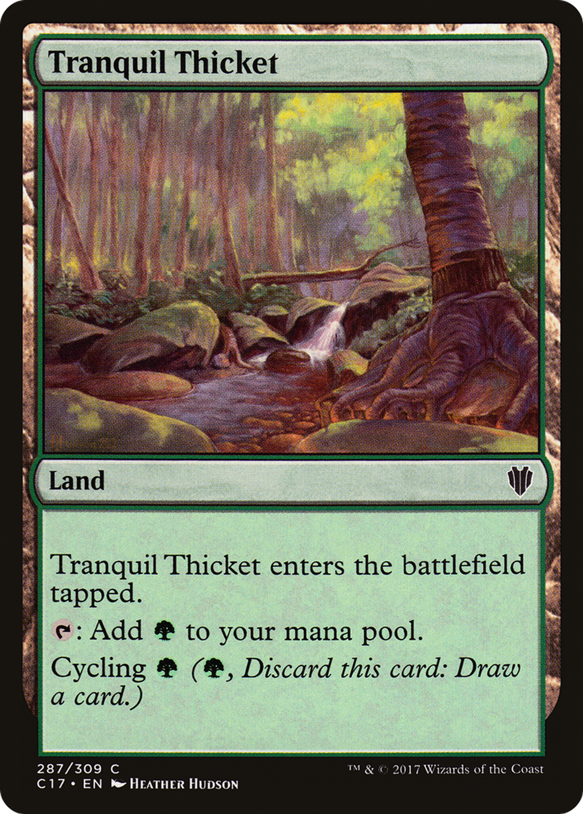 Tranquil Thicket — Commander 2017 — Magic: The Gathering