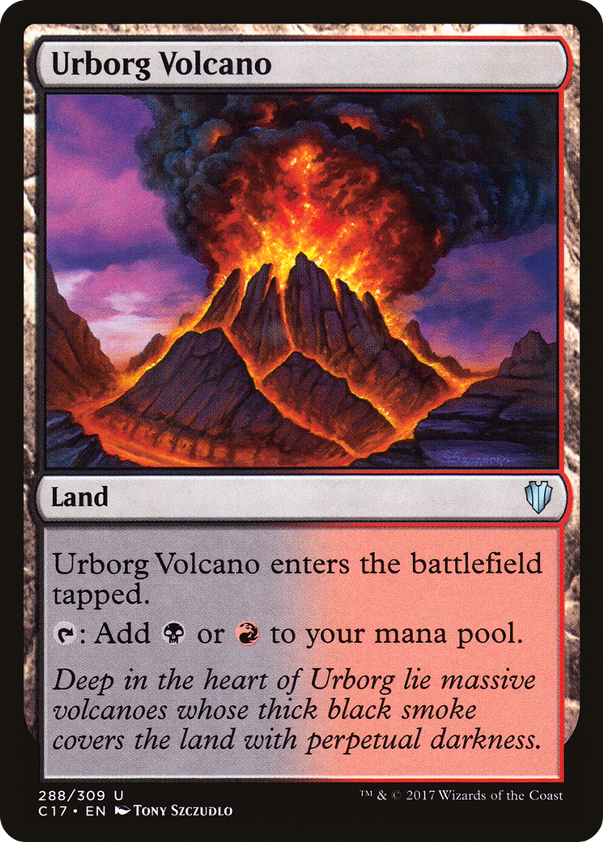 Urborg Volcano — Commander 2017 — Magic: The Gathering