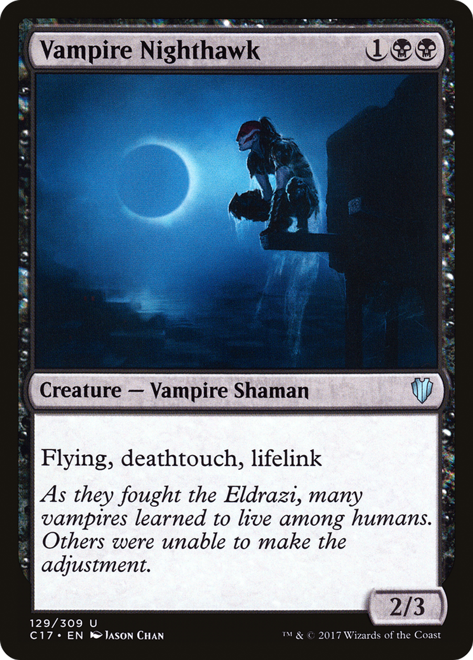 Vampire Nighthawk — Commander 2017 — Magic: The Gathering