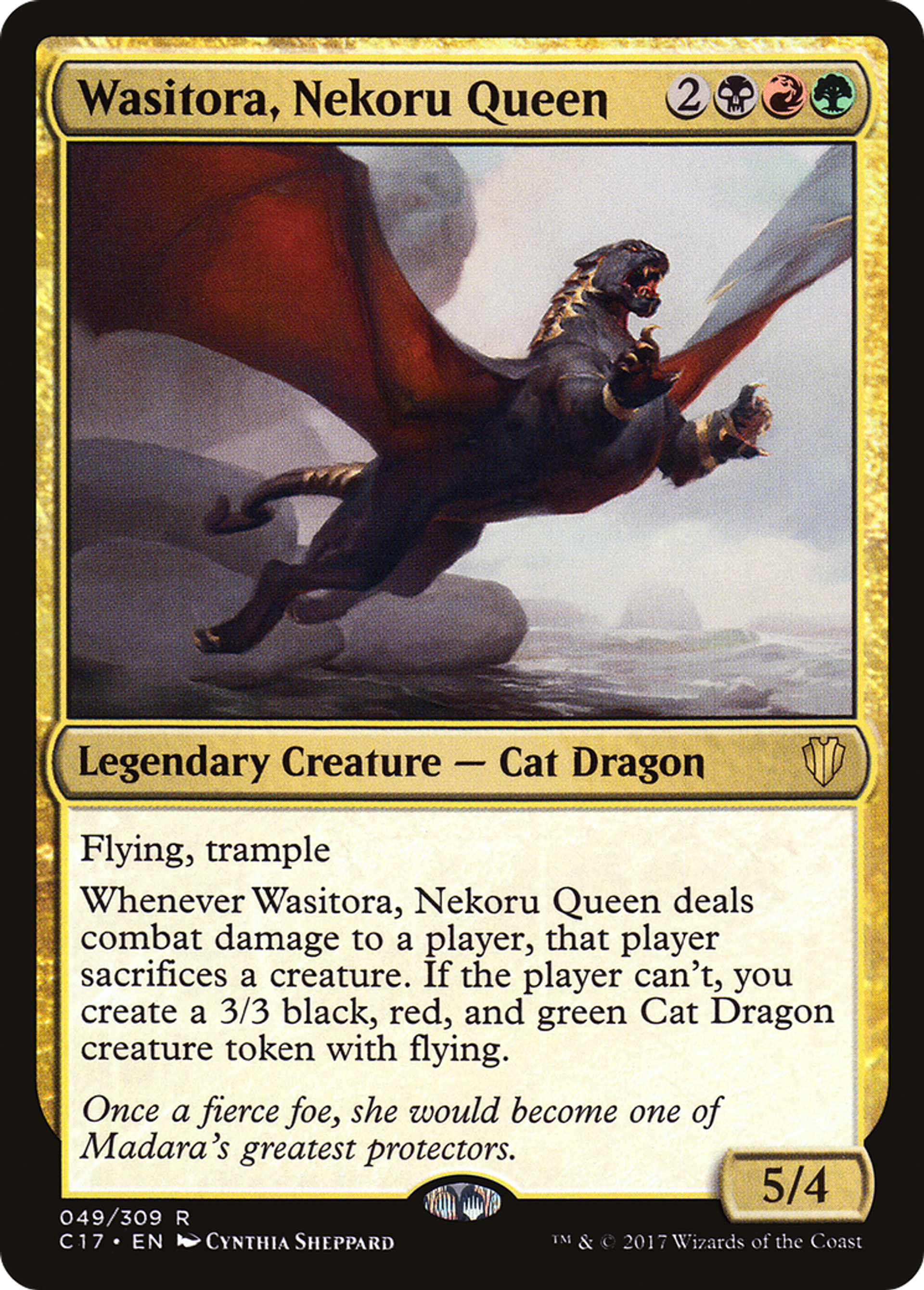 Wasitora, Nekoru Queen — Commander 2017 — Magic: The Gathering