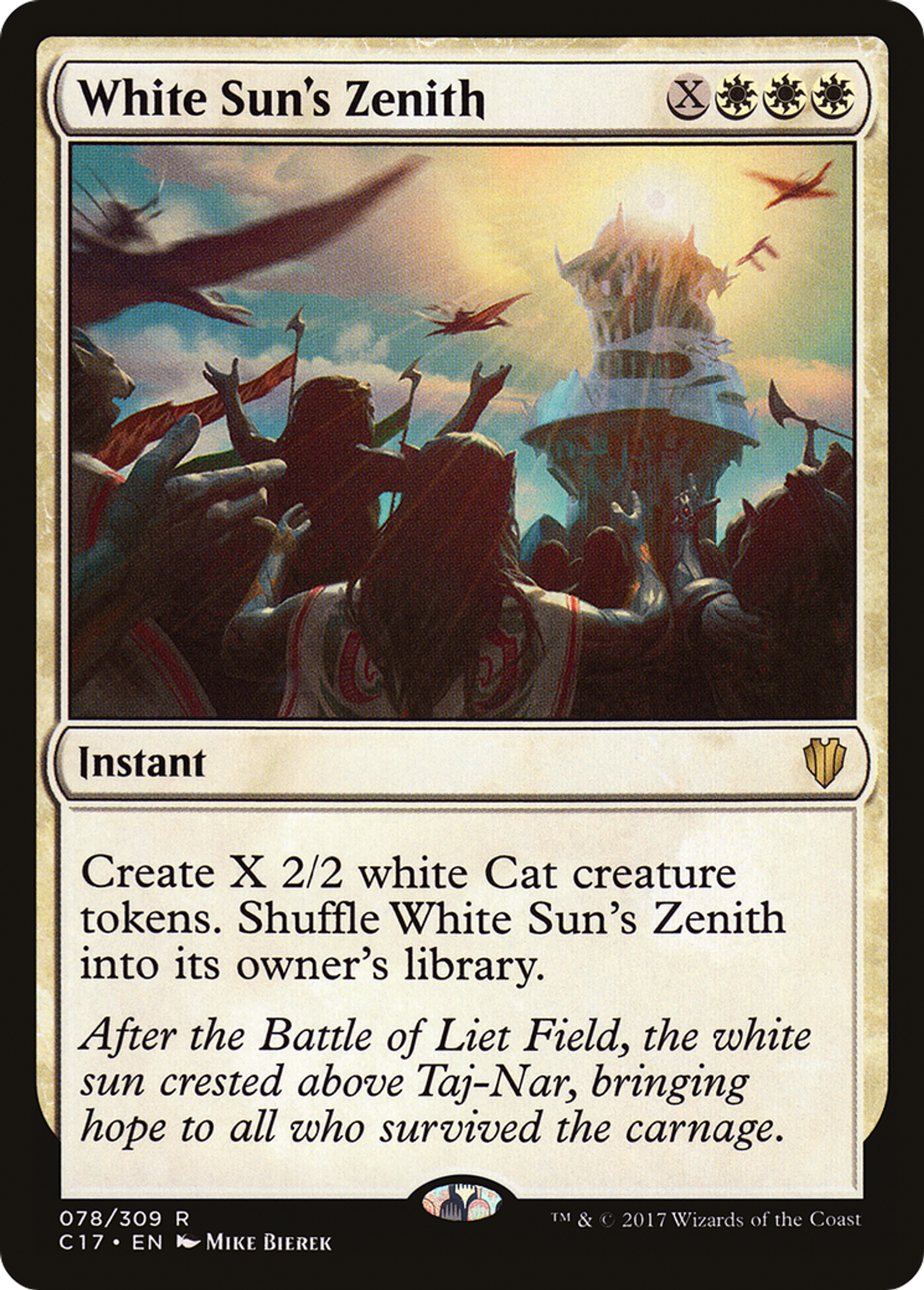 White Sun's Zenith — Commander 2017 — Magic: The Gathering