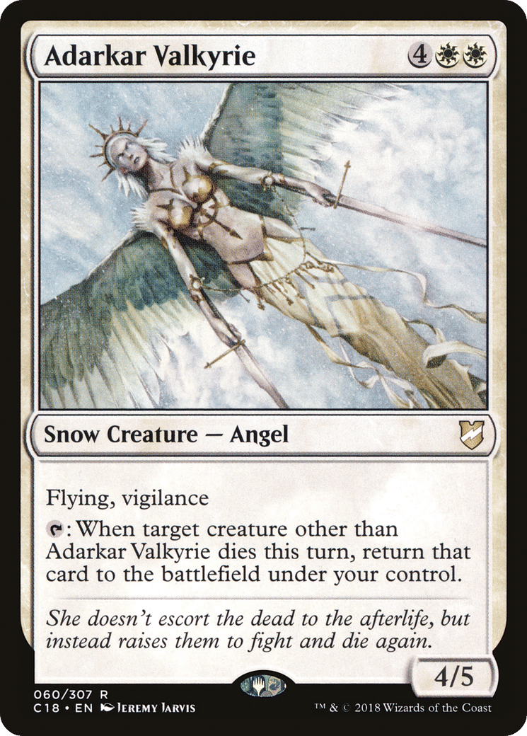 Adarkar Valkyrie — Commander 2018 — Magic: The Gathering
