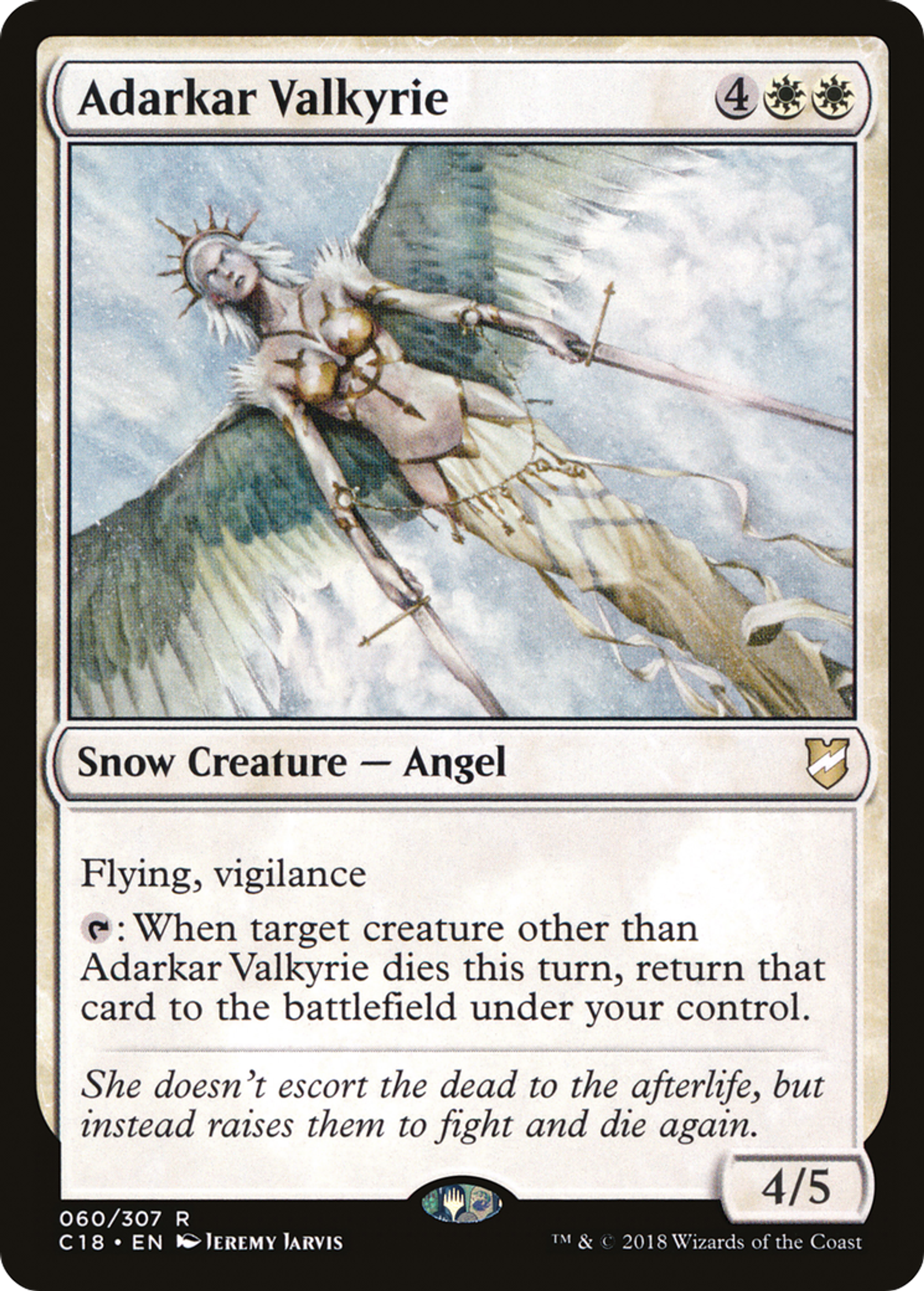 Adarkar Valkyrie — Commander 2018 — Magic: The Gathering