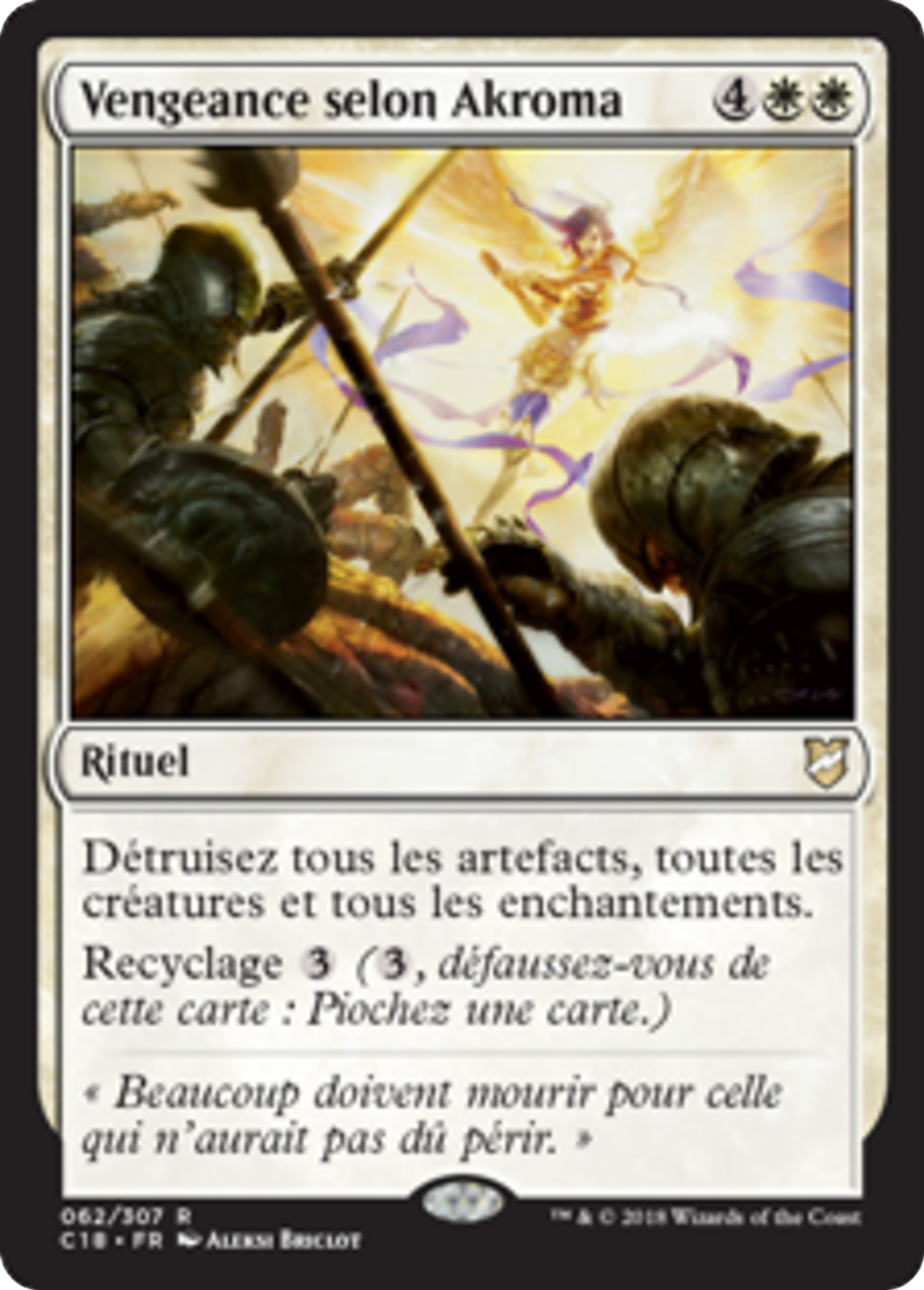 Vengeance selon Akroma — Commander 2018 — Magic: The Gathering