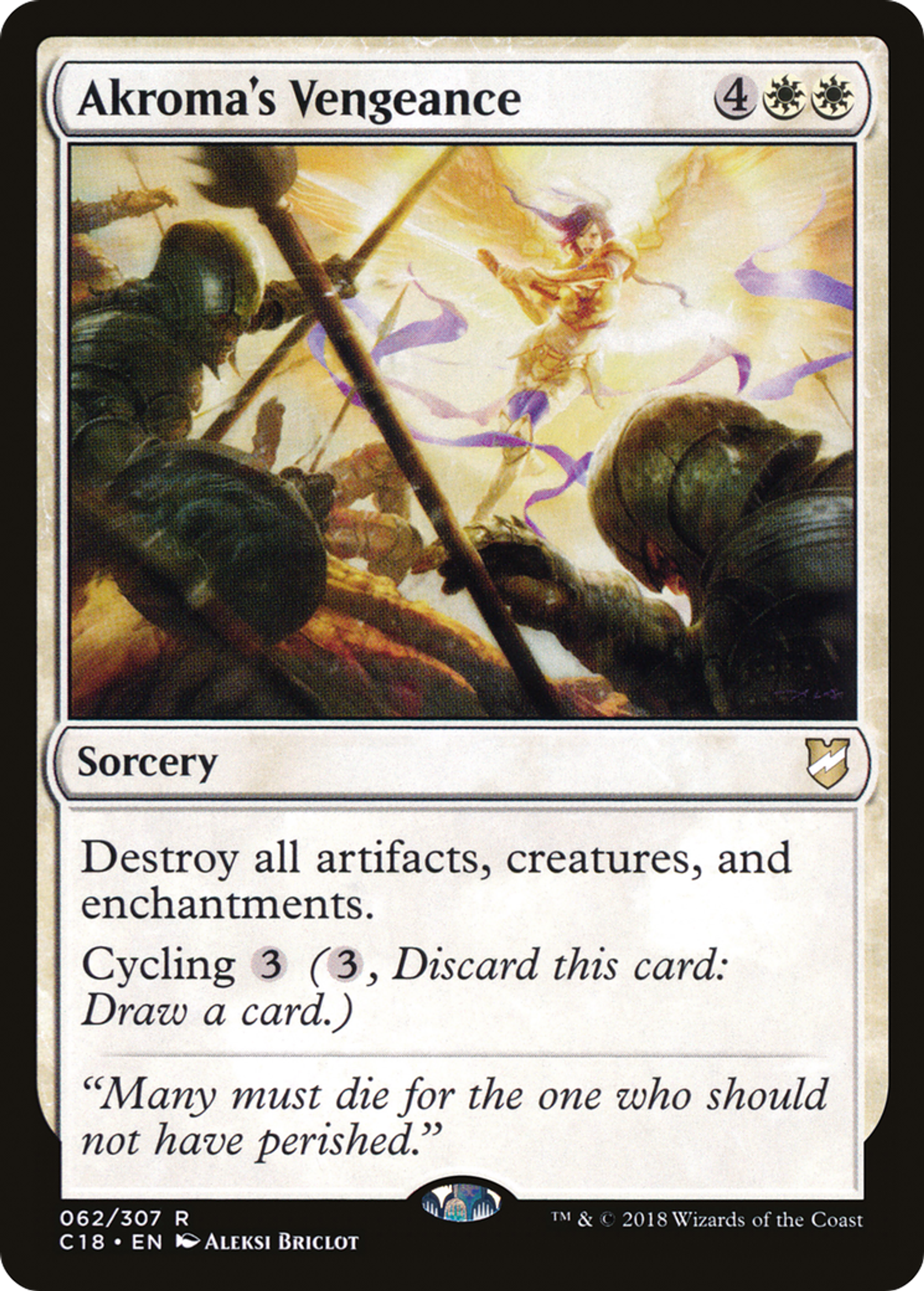 Akroma's Vengeance — Commander 2018 — Magic: The Gathering