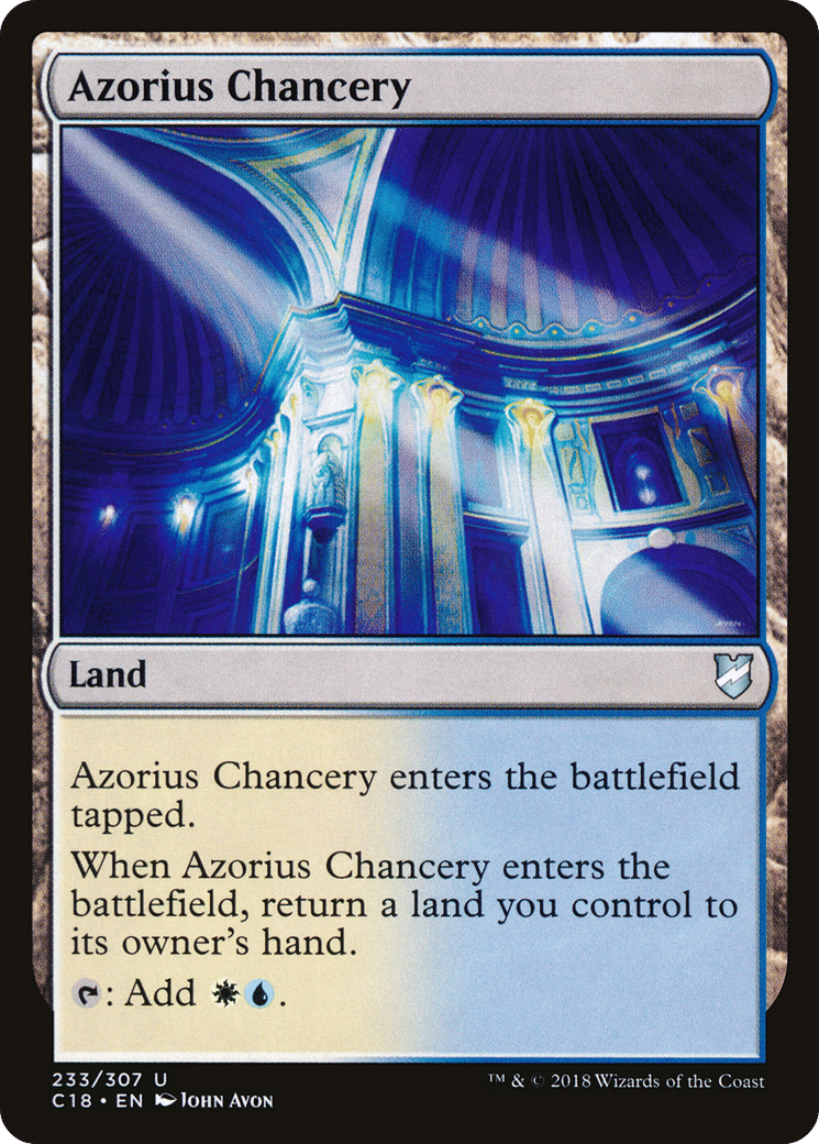 Azorius Chancery — Commander 2018 — Magic: The Gathering