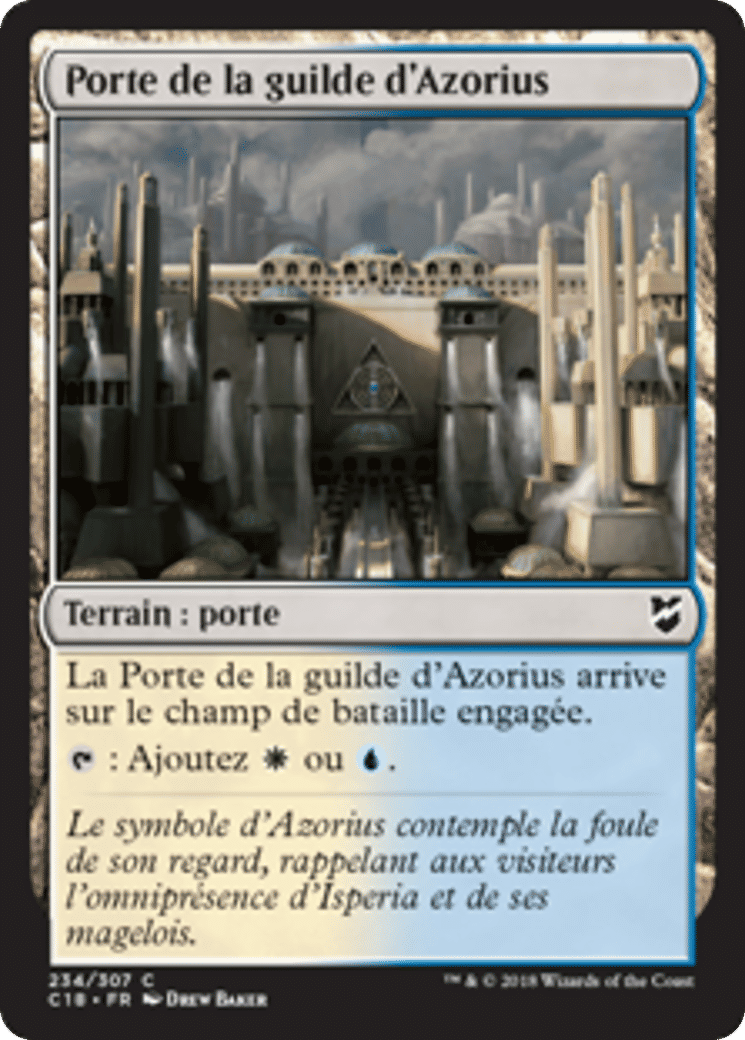 Porte de la guilde d'Azorius — Commander 2018 — Magic: The Gathering