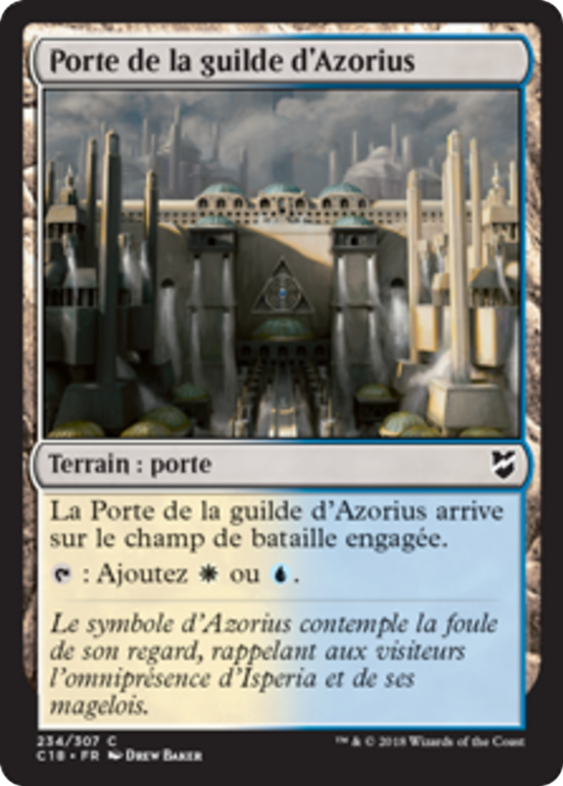 Porte de la guilde d'Azorius — Commander 2018 — Magic: The Gathering