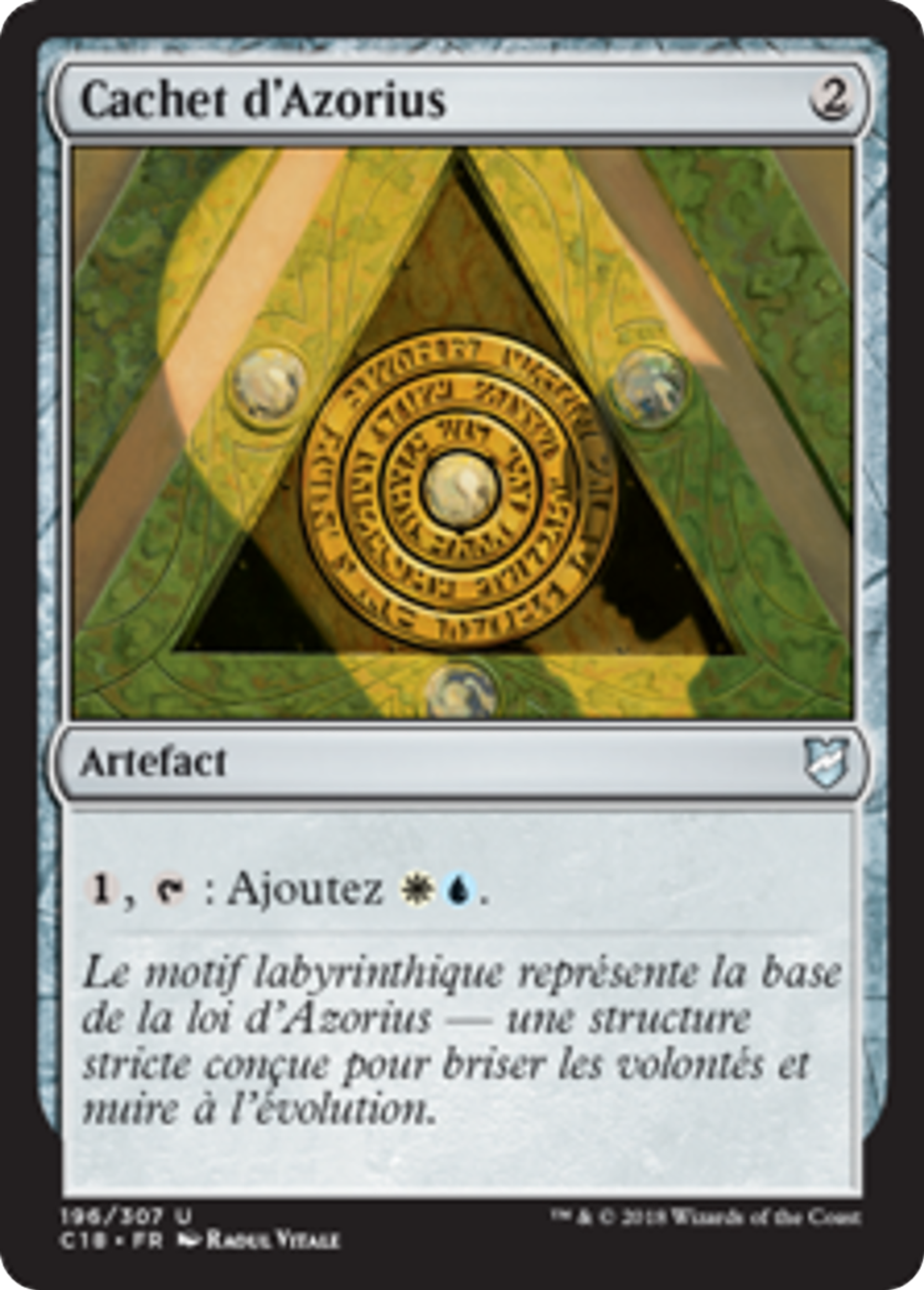 Cachet d'Azorius — Commander 2018 — Magic: The Gathering
