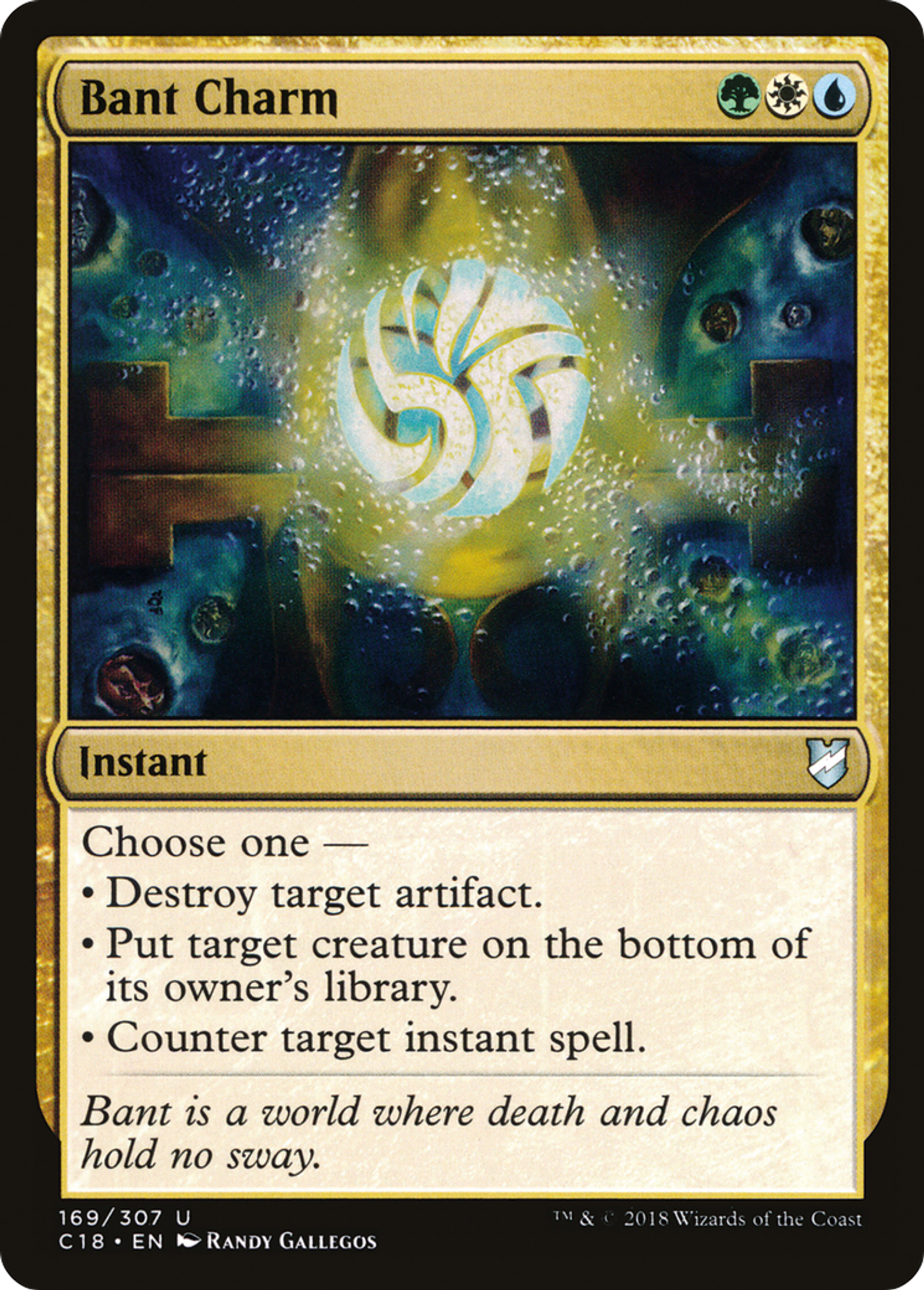 Bant Charm — Commander 2018 — Magic: The Gathering