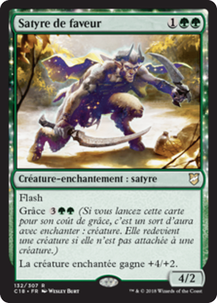 Satyre de faveur — Commander 2018 — Magic: The Gathering
