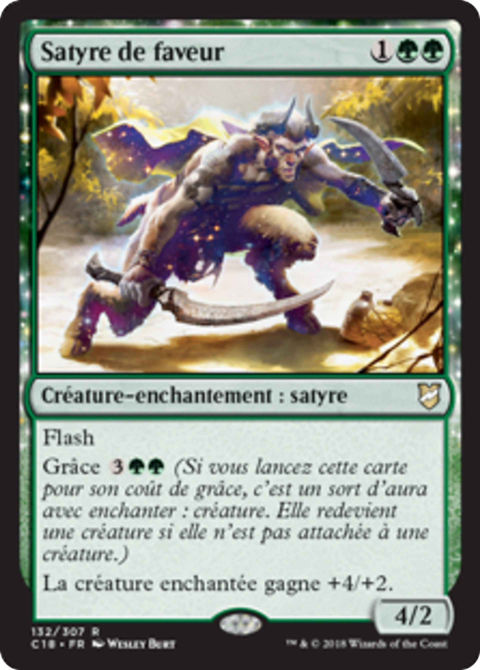 Satyre de faveur — Commander 2018 — Magic: The Gathering