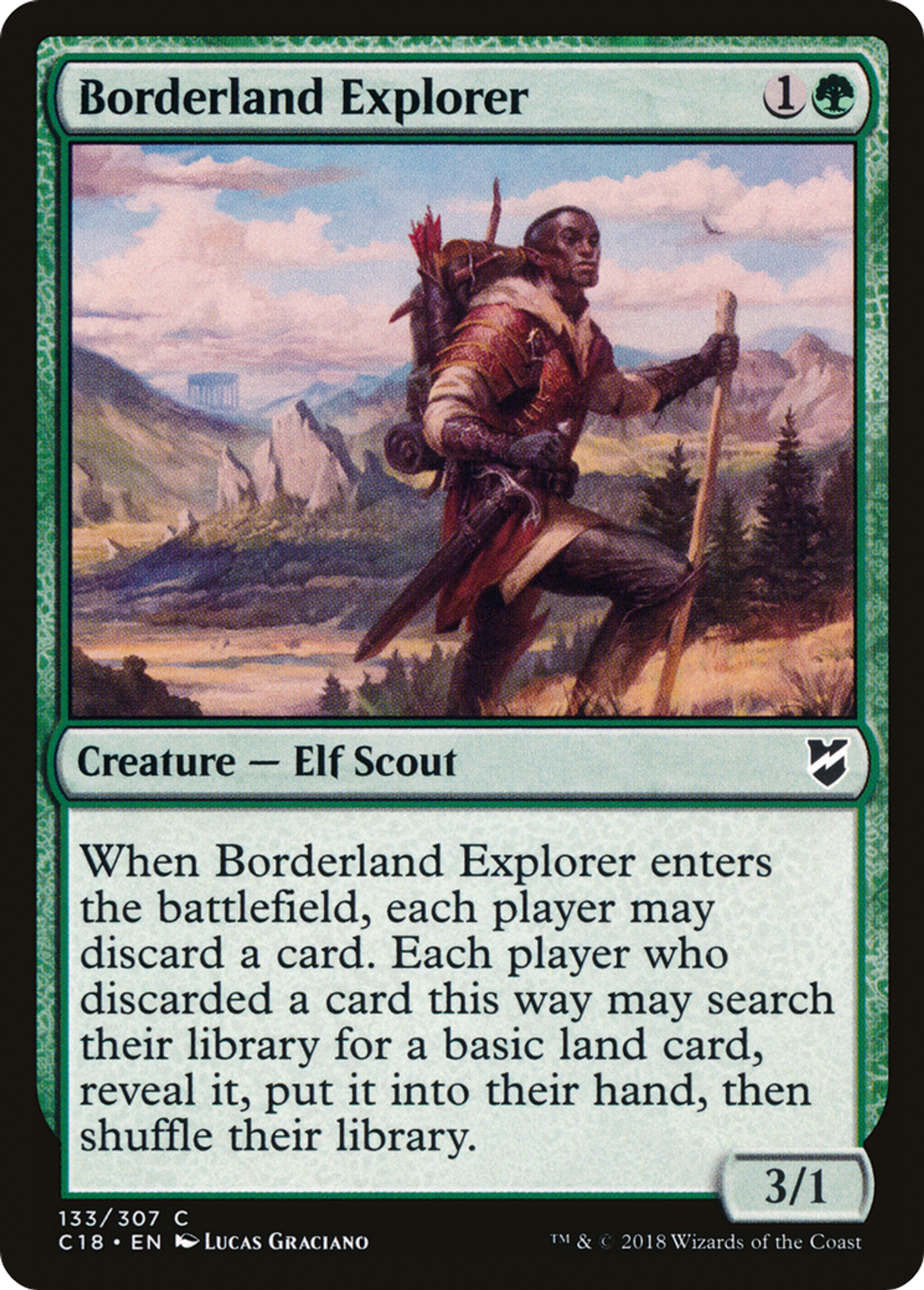 Borderland Explorer — Commander 2018 — Magic: The Gathering