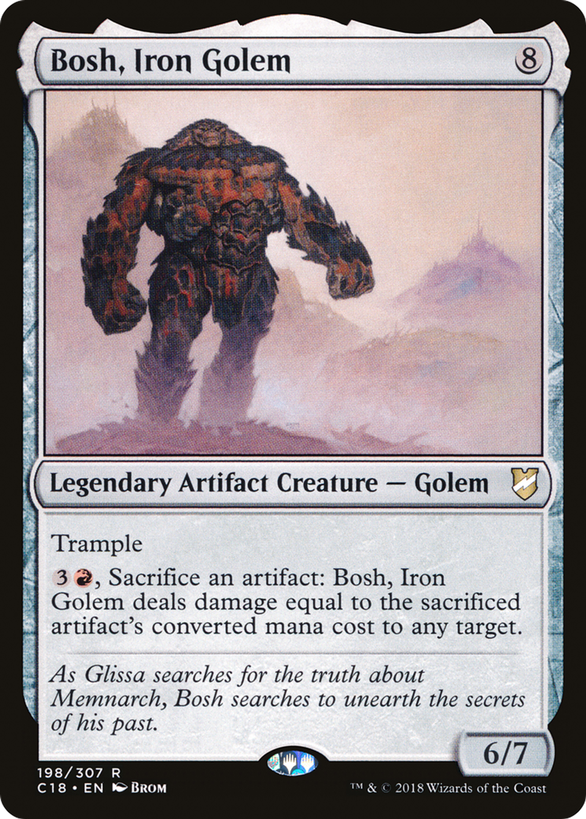 Bosh, Iron Golem — Commander 2018 — Magic: The Gathering