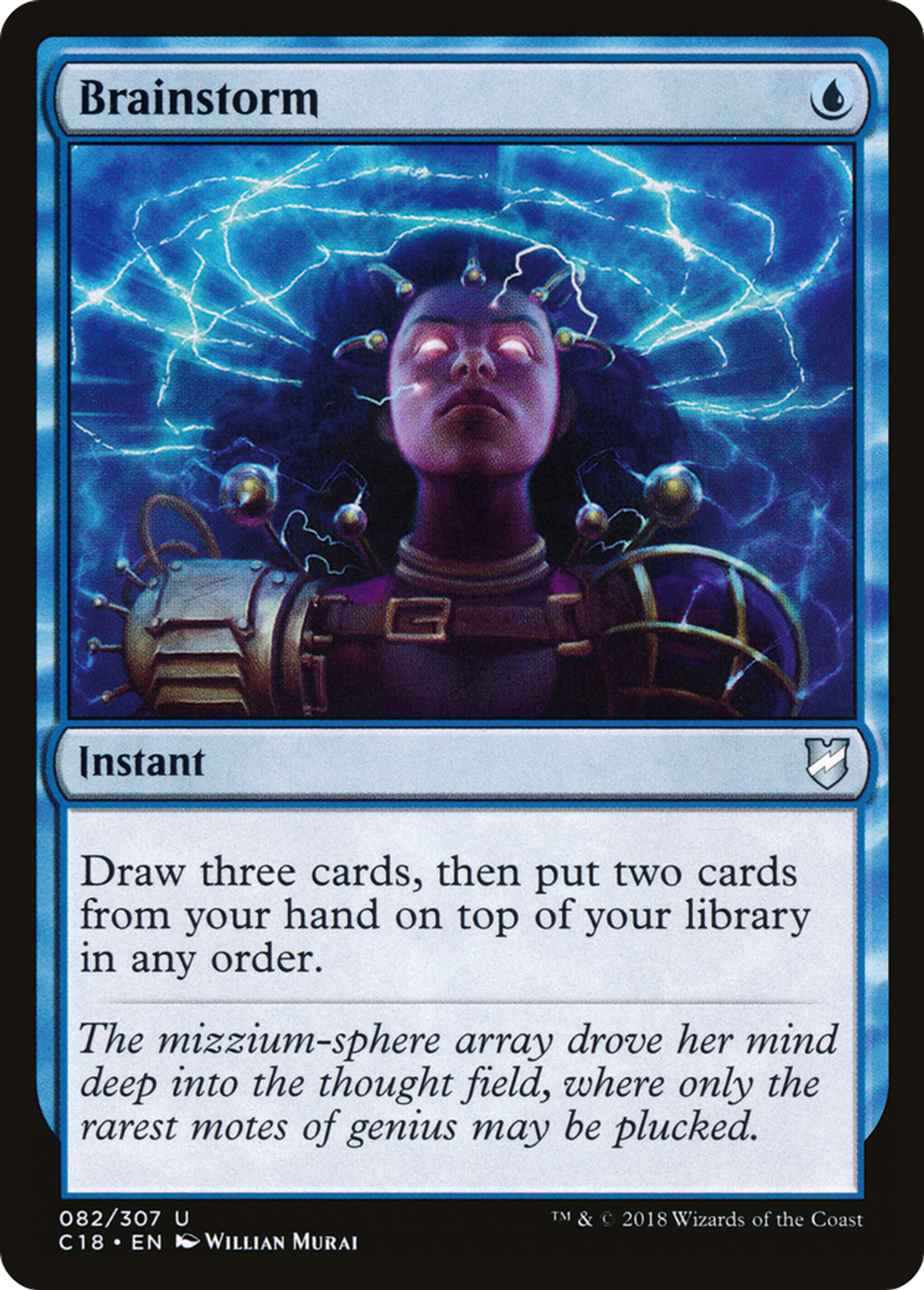 Brainstorm — Commander 2018 — Magic: The Gathering