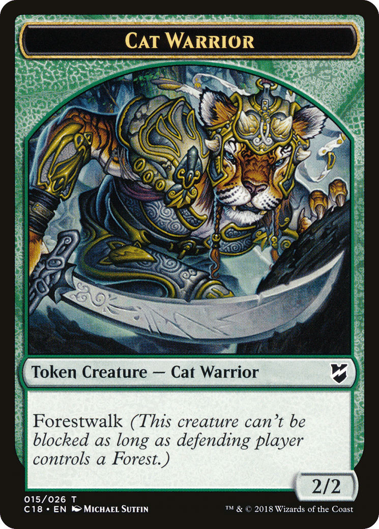 Cat Warrior — Commander 2018 — Magic: The Gathering