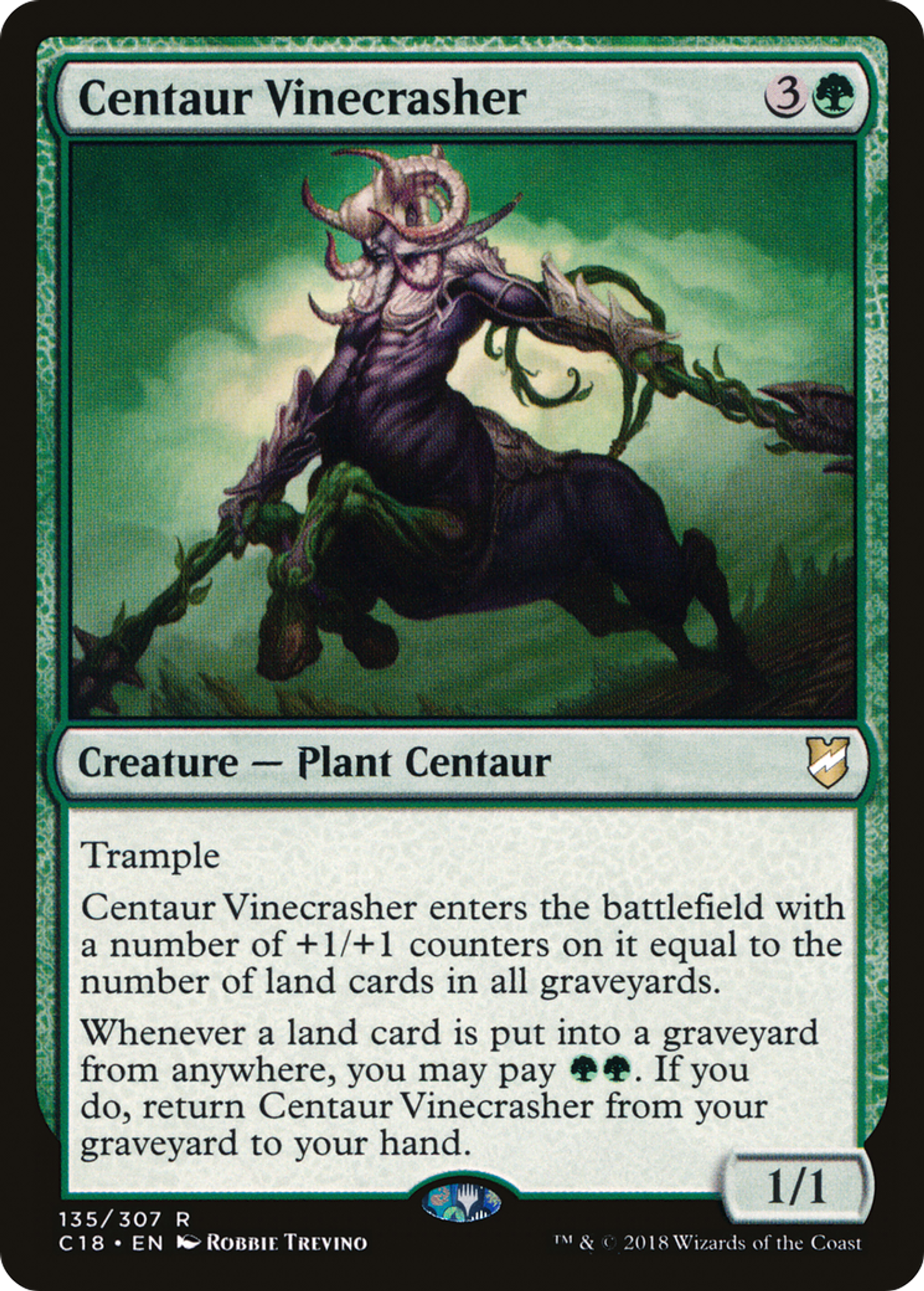 Centaur Vinecrasher — Commander 2018 — Magic: The Gathering