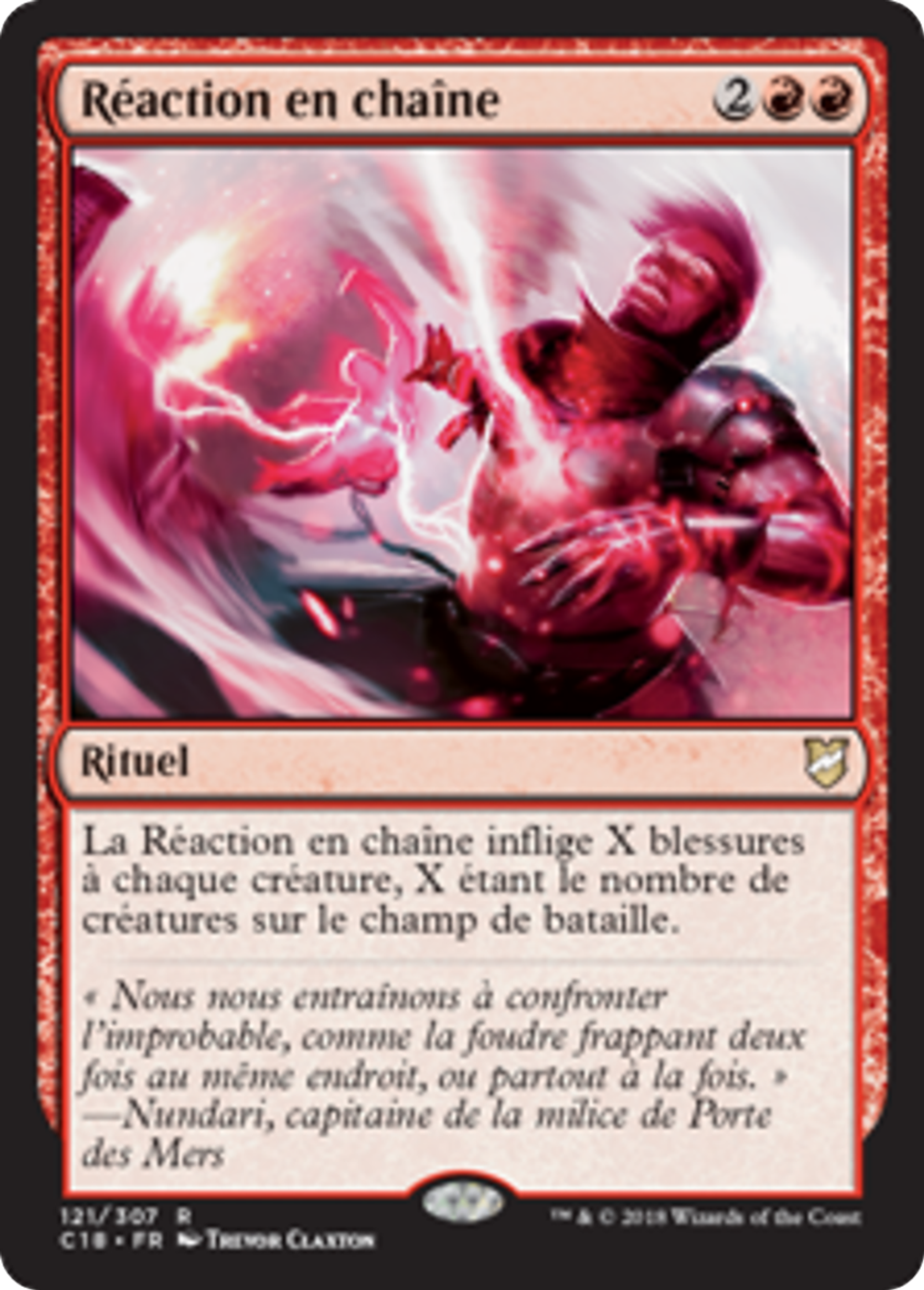 Réaction en chaîne — Commander 2018 — Magic: The Gathering