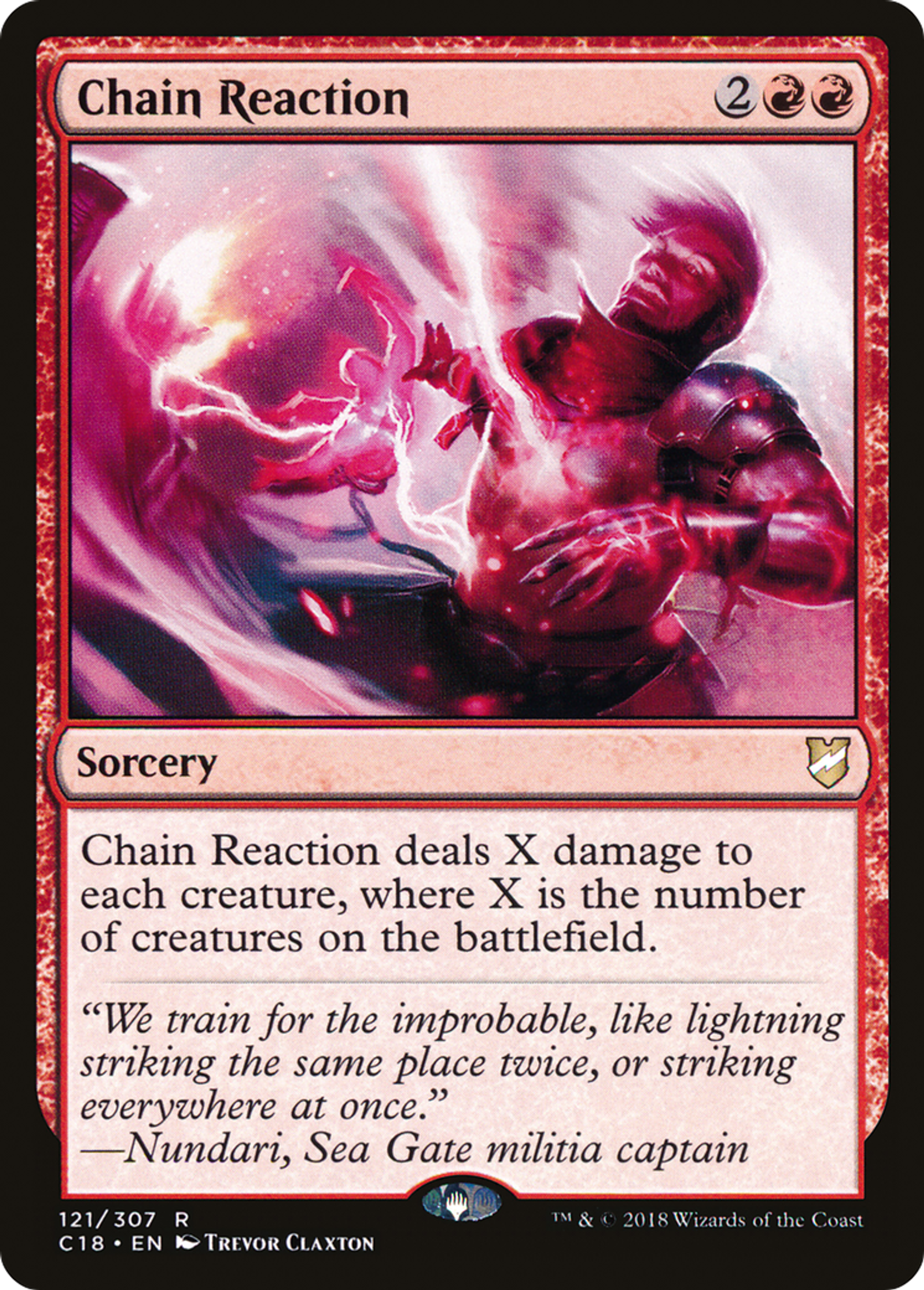 Chain Reaction — Commander 2018 — Magic: The Gathering