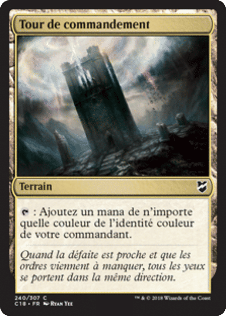 Tour de commandement — Commander 2018 — Magic: The Gathering