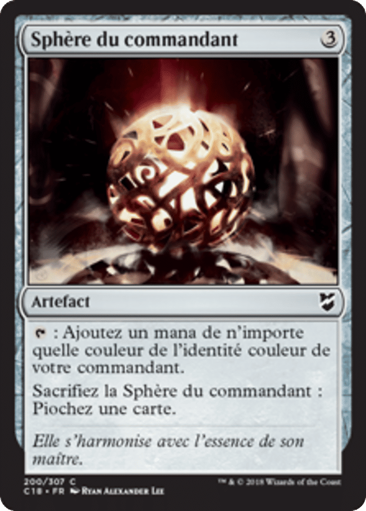 Sphère du commandant — Commander 2018 — Magic: The Gathering