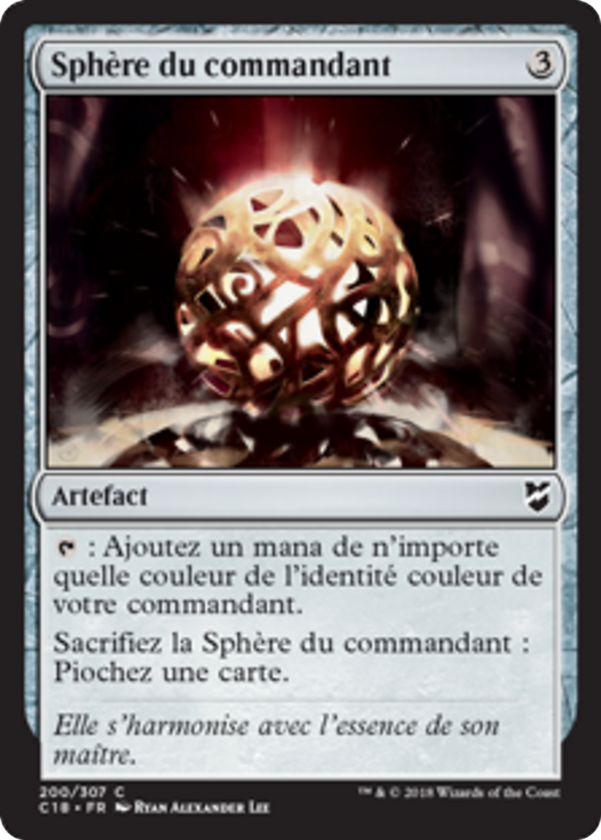 Sphère du commandant — Commander 2018 — Magic: The Gathering