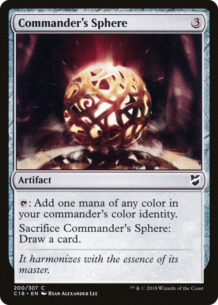 Commander's Sphere — Commander 2018 — Magic: The Gathering