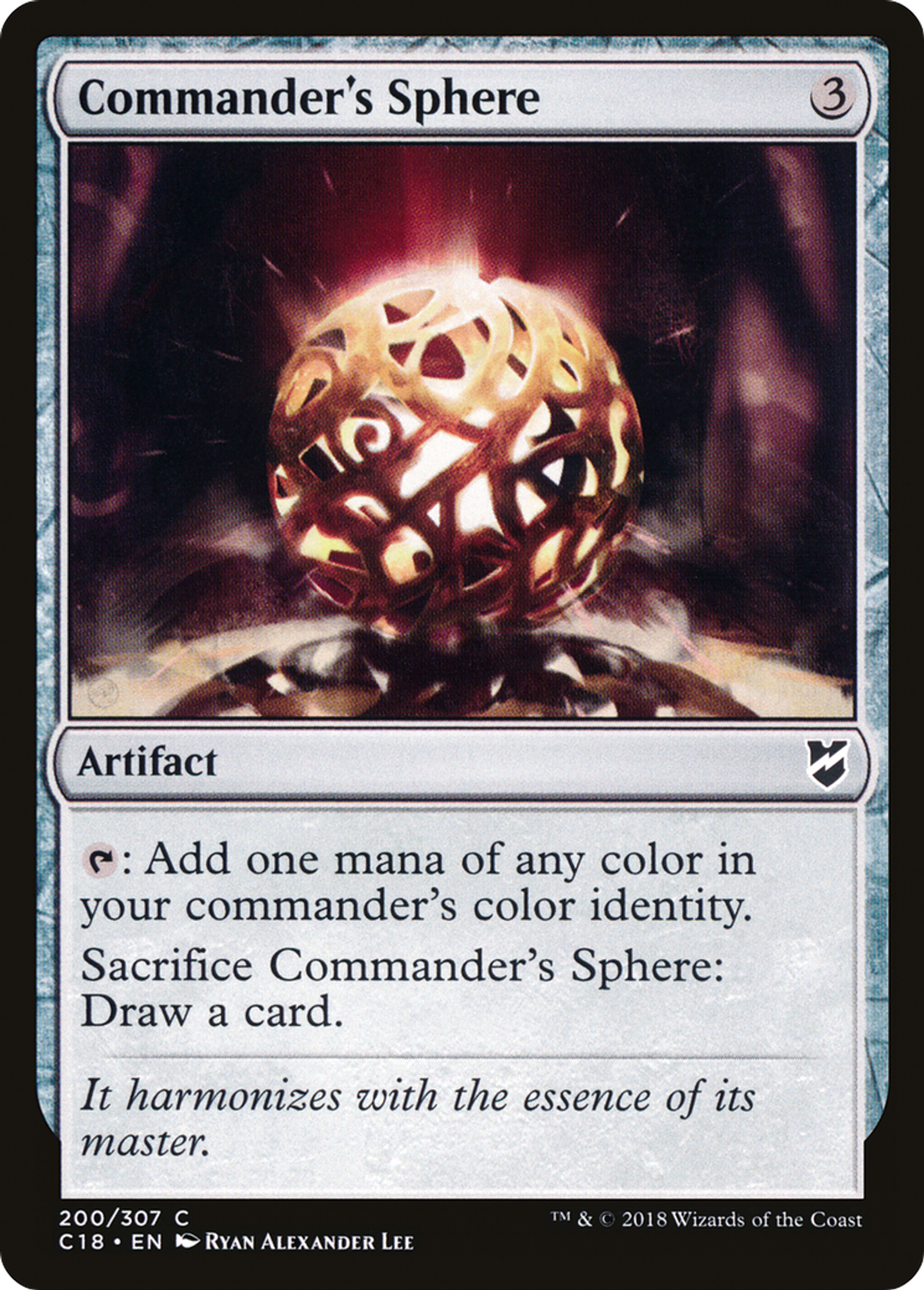 Commander's Sphere — Commander 2018 — Magic: The Gathering