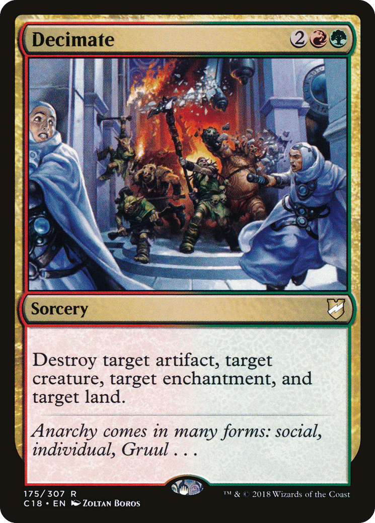 Decimate — Commander 2018 — Magic: The Gathering