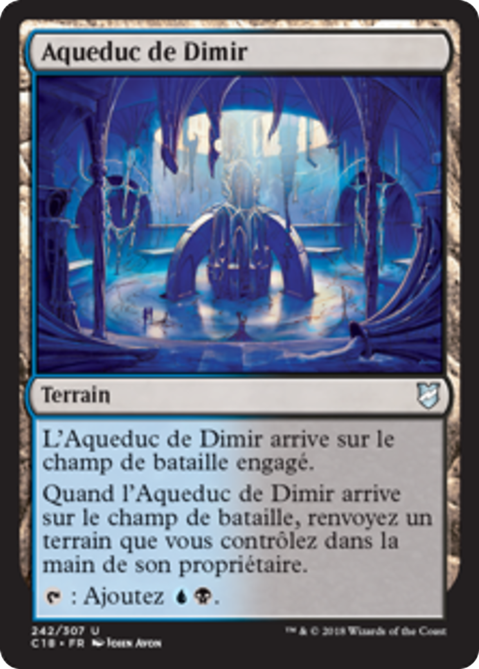 Aqueduc de Dimir — Commander 2018 — Magic: The Gathering