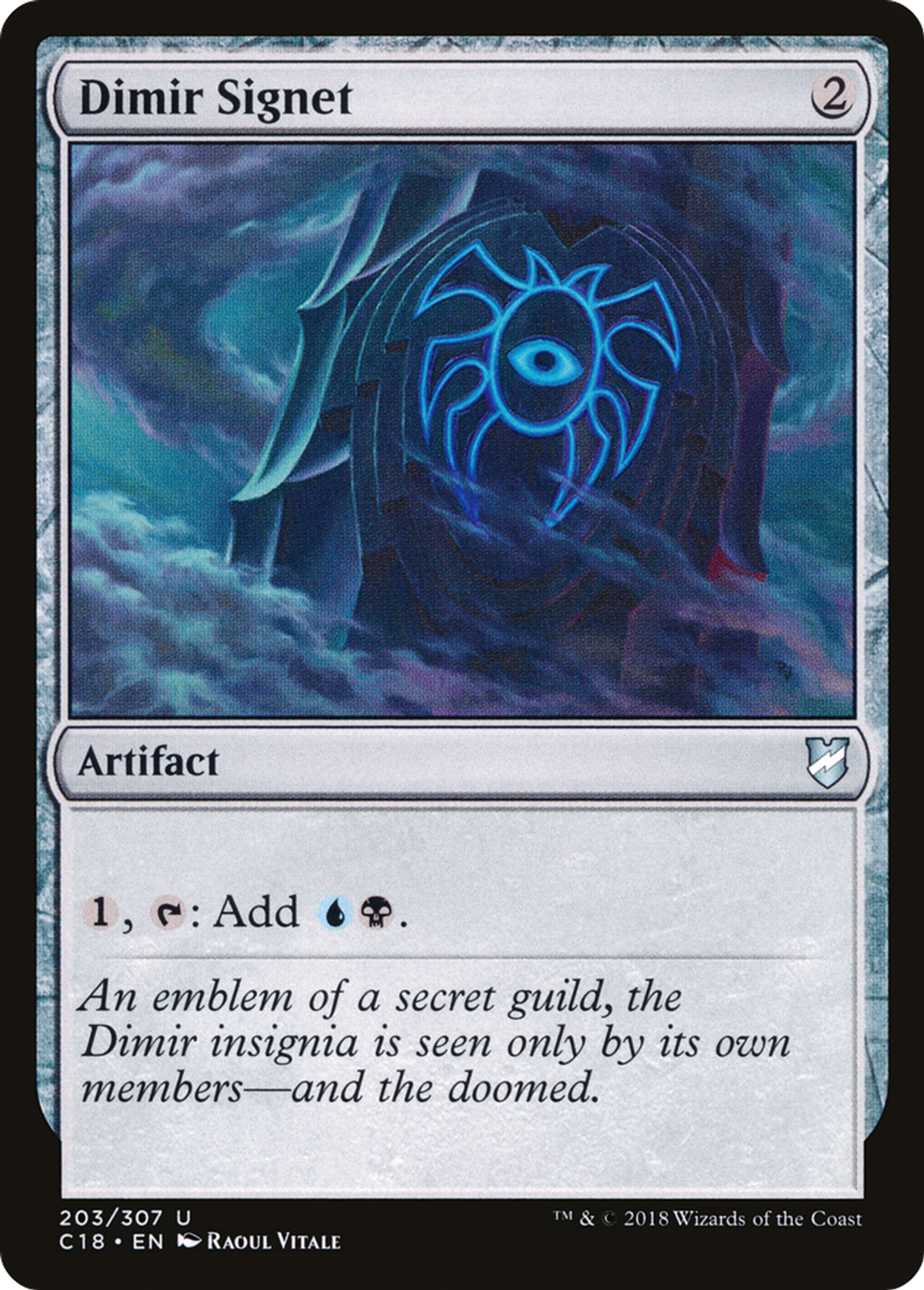 Dimir Signet — Commander 2018 — Magic: The Gathering