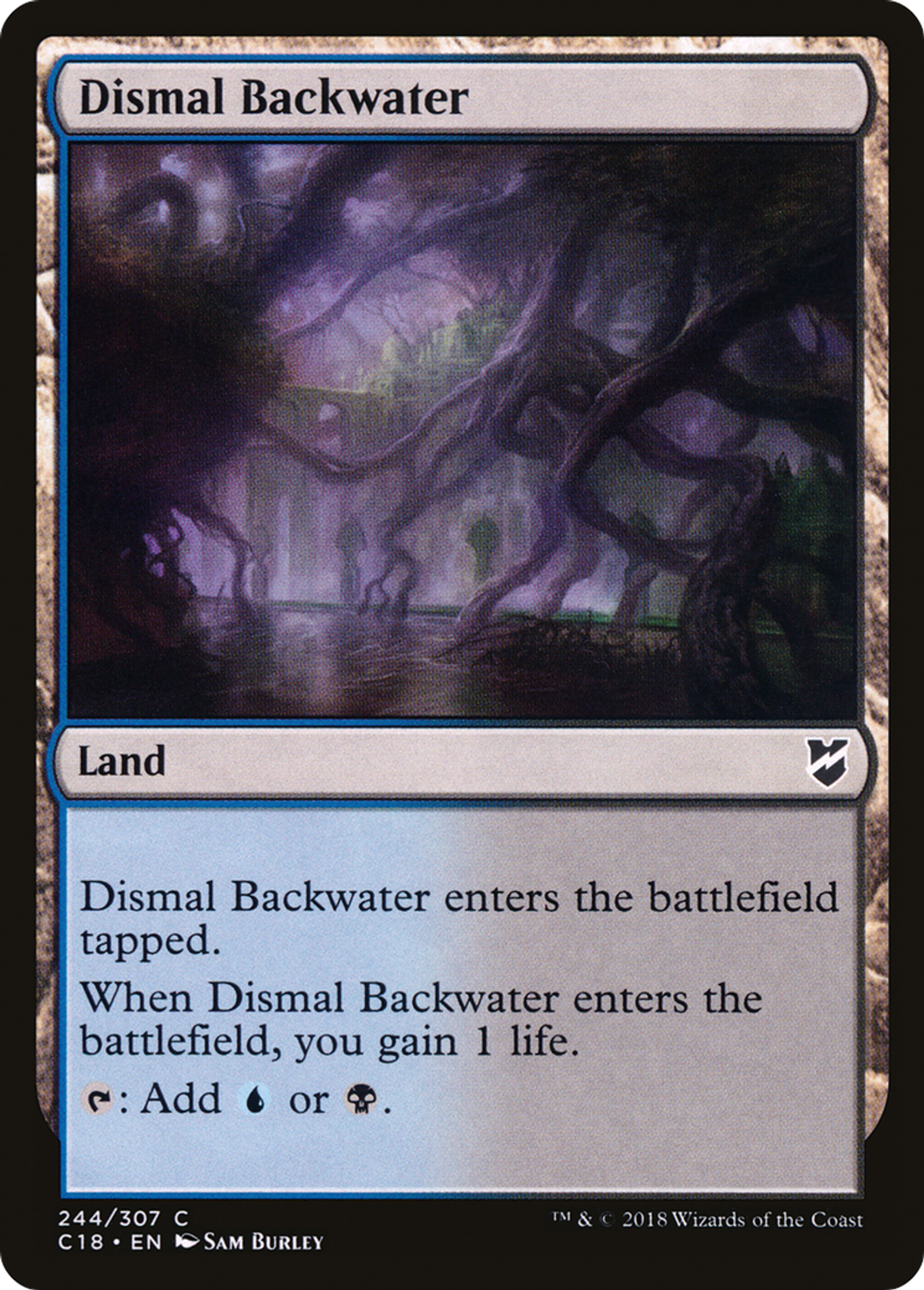 Dismal Backwater — Commander 2018 — Magic: The Gathering
