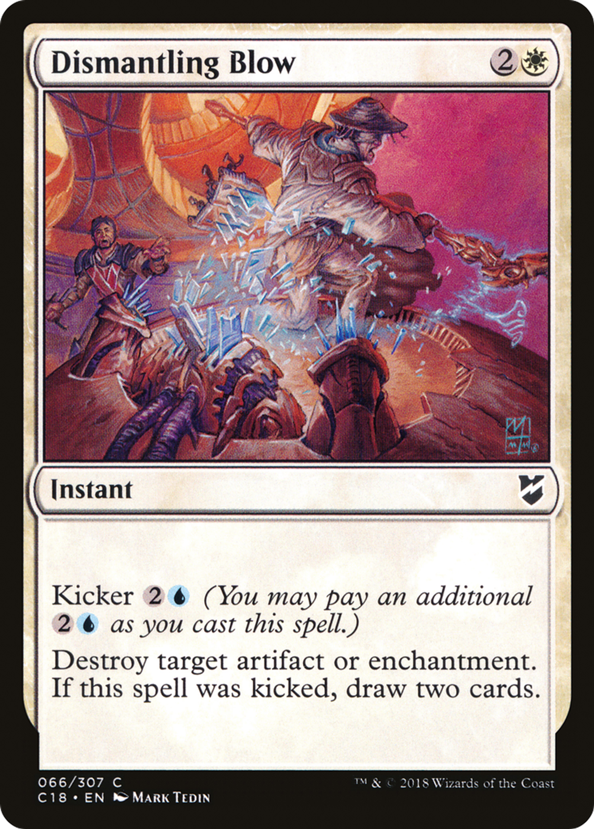 Dismantling Blow — Commander 2018 — Magic: The Gathering