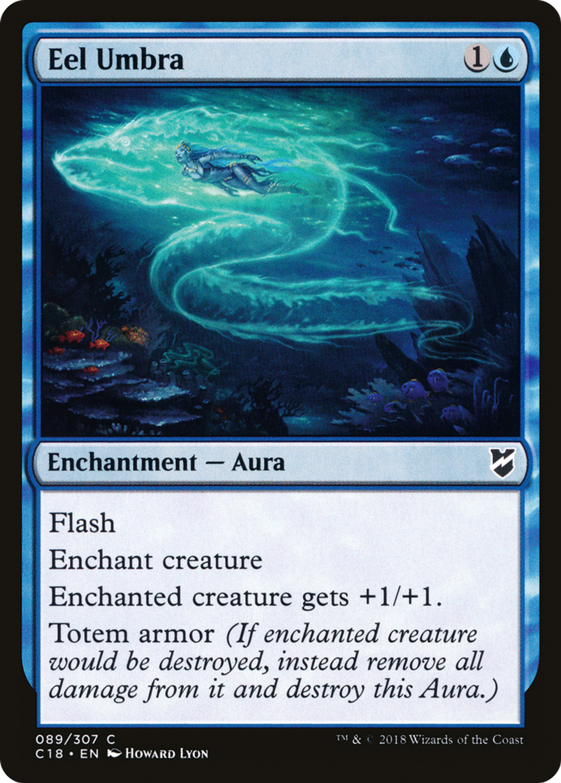 Eel Umbra — Commander 2018 — Magic: The Gathering