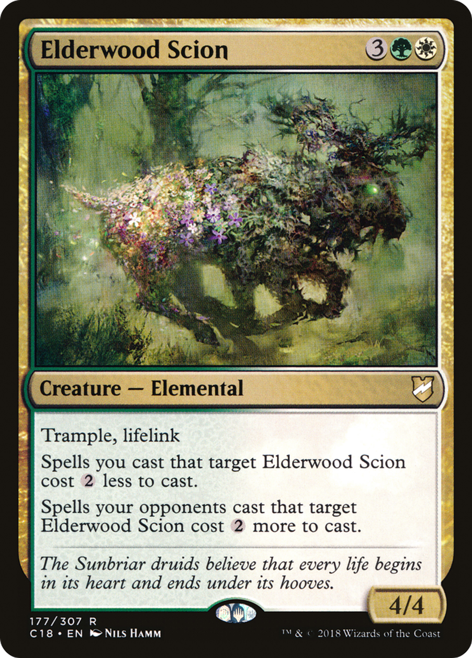 Elderwood Scion — Commander 2018 — Magic: The Gathering