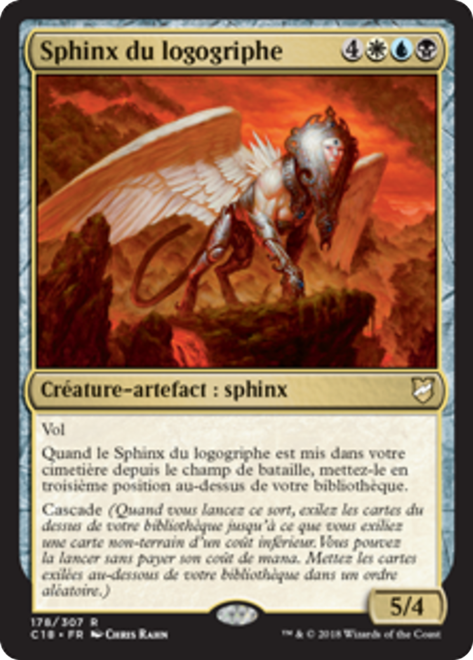 Sphinx du logogriphe — Commander 2018 — Magic: The Gathering