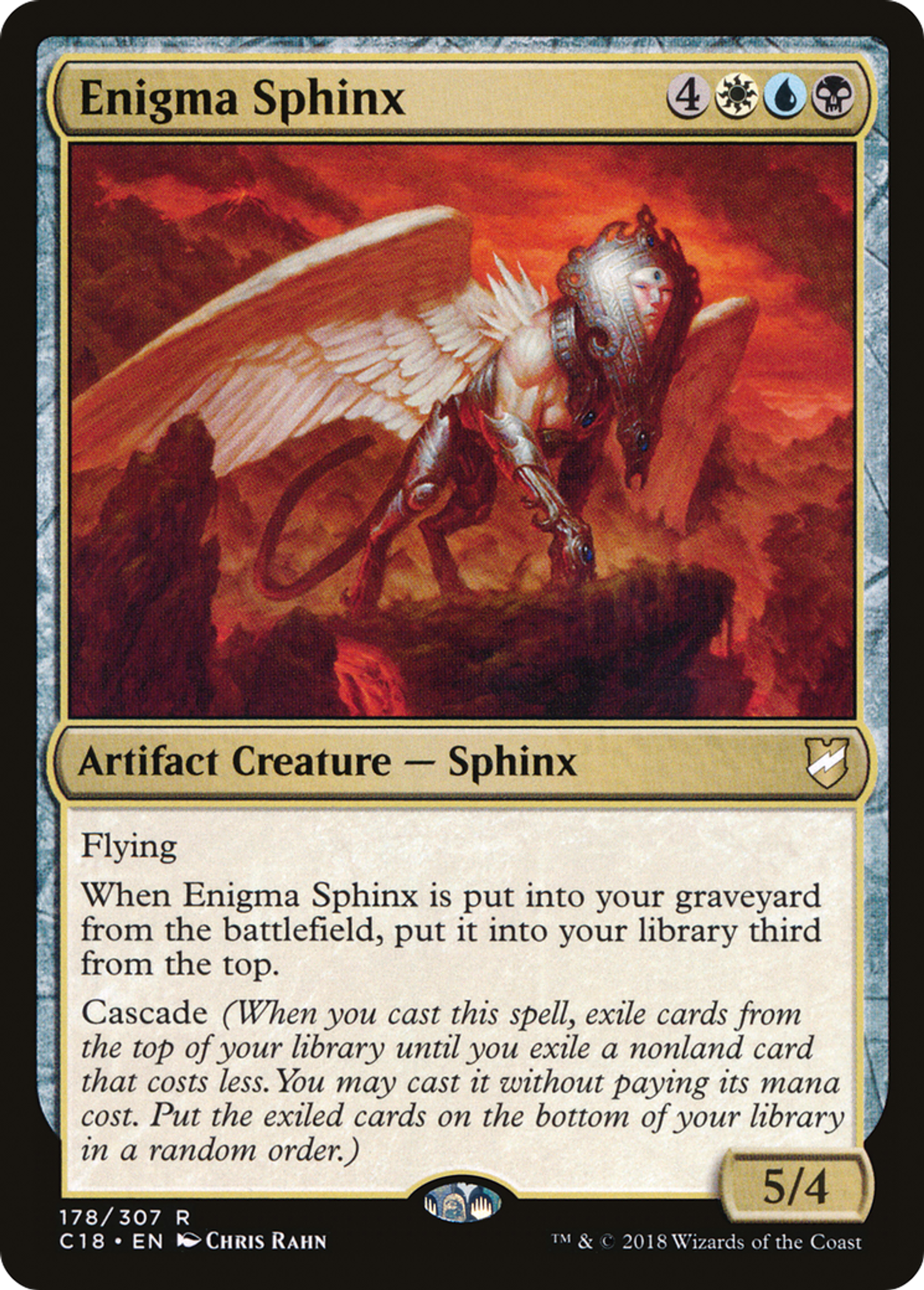 Enigma Sphinx — Commander 2018 — Magic: The Gathering