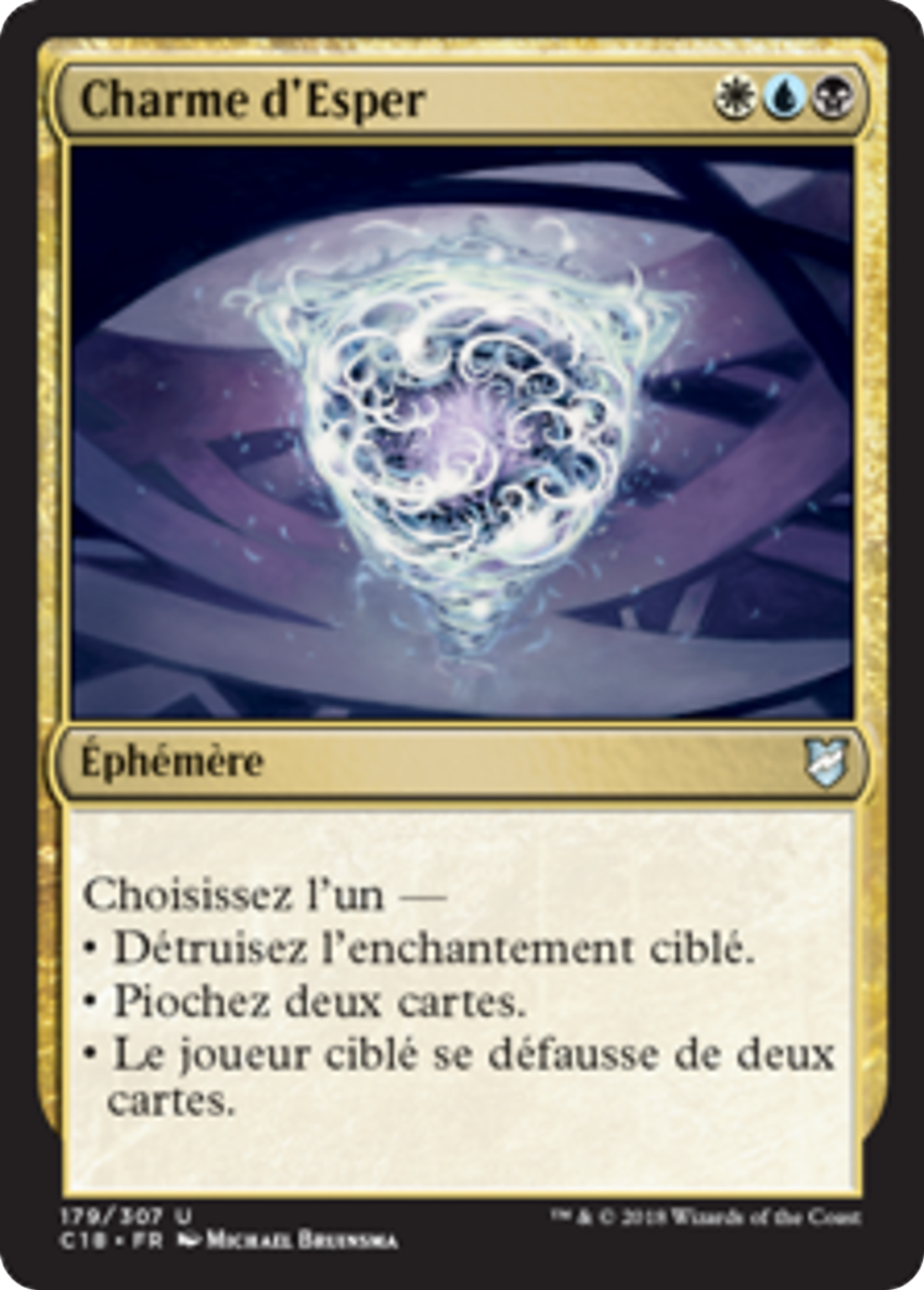 Charme d'Esper — Commander 2018 — Magic: The Gathering