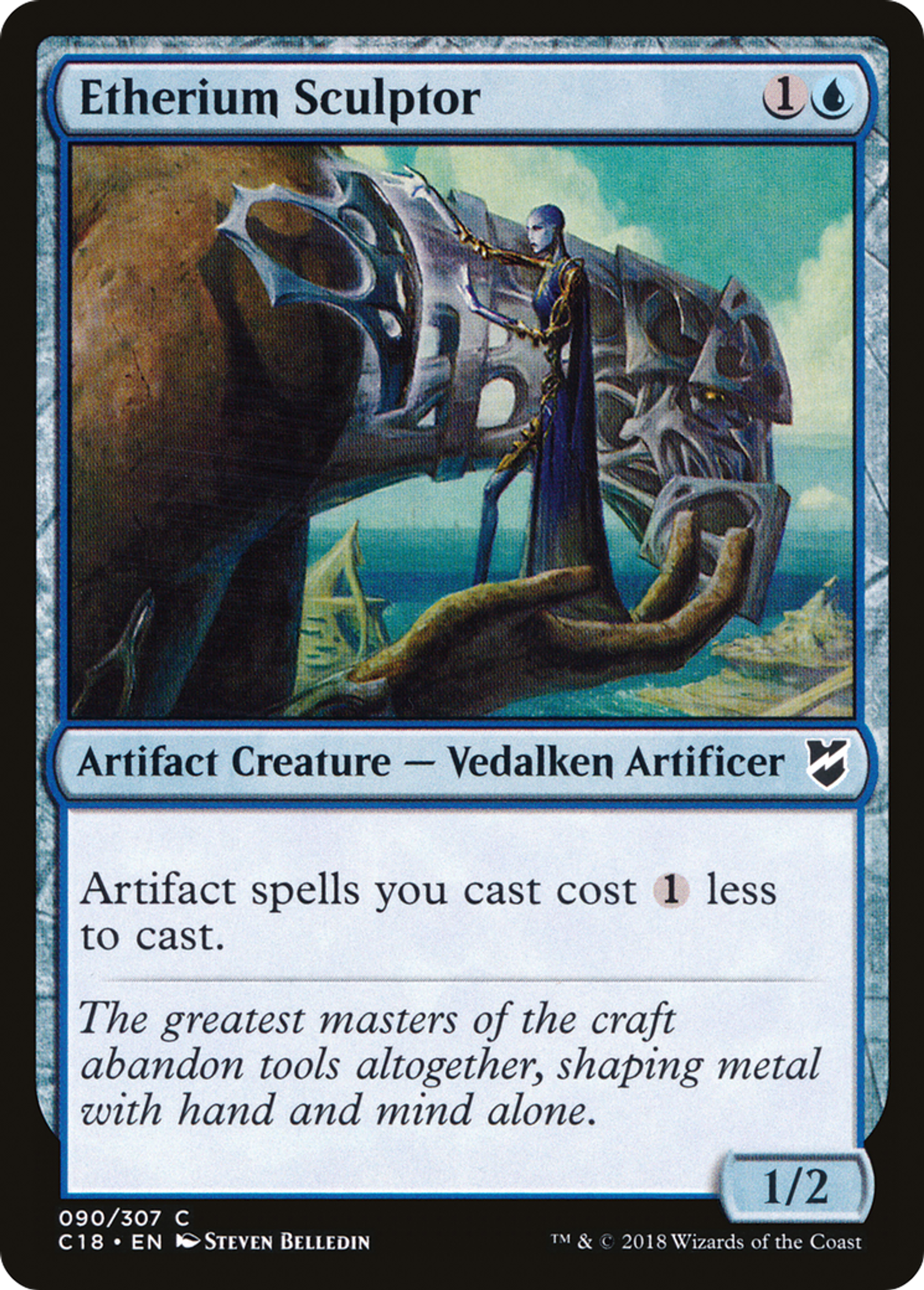 Etherium Sculptor — Commander 2018 — Magic: The Gathering