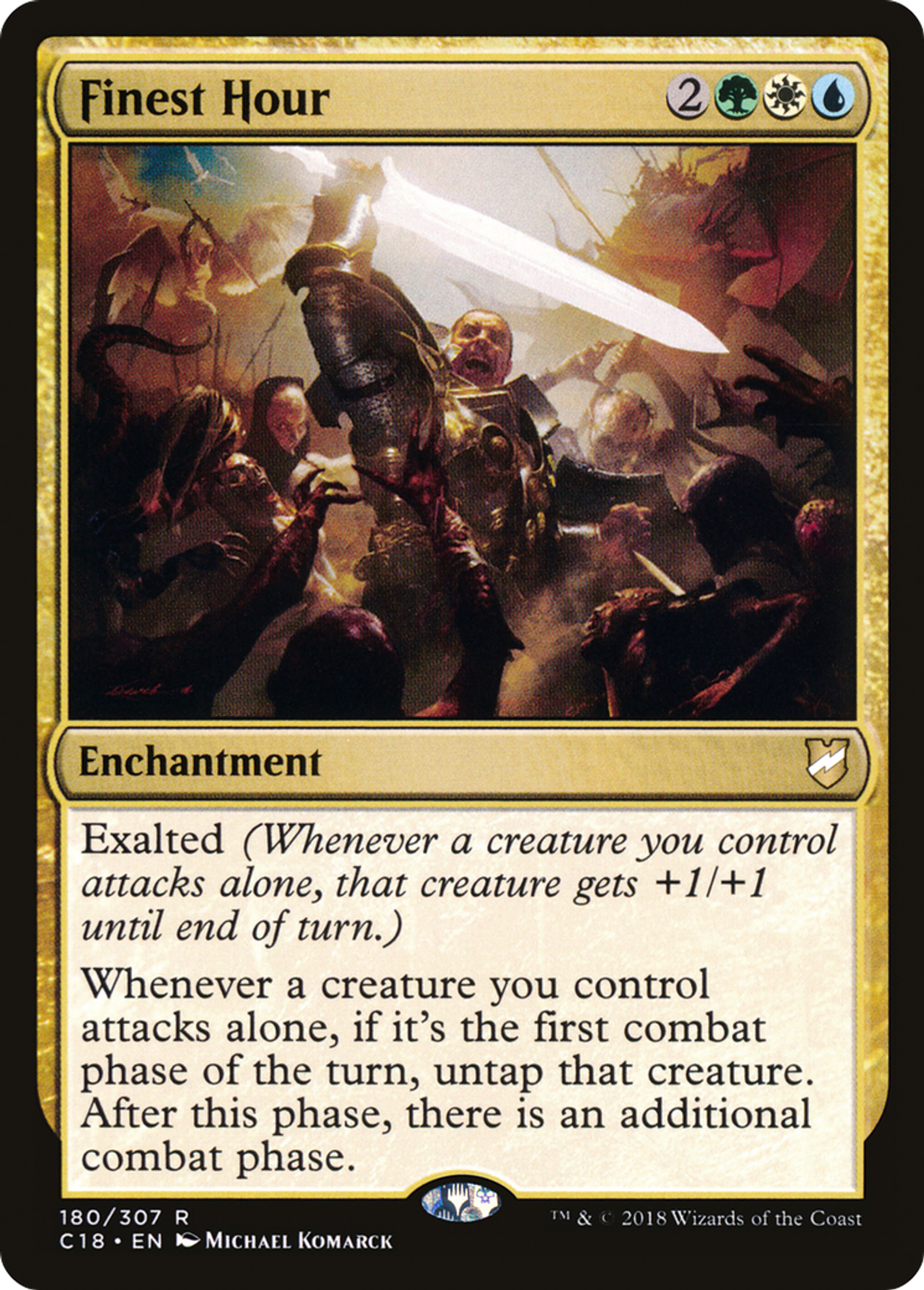 Finest Hour — Commander 2018 — Magic: The Gathering
