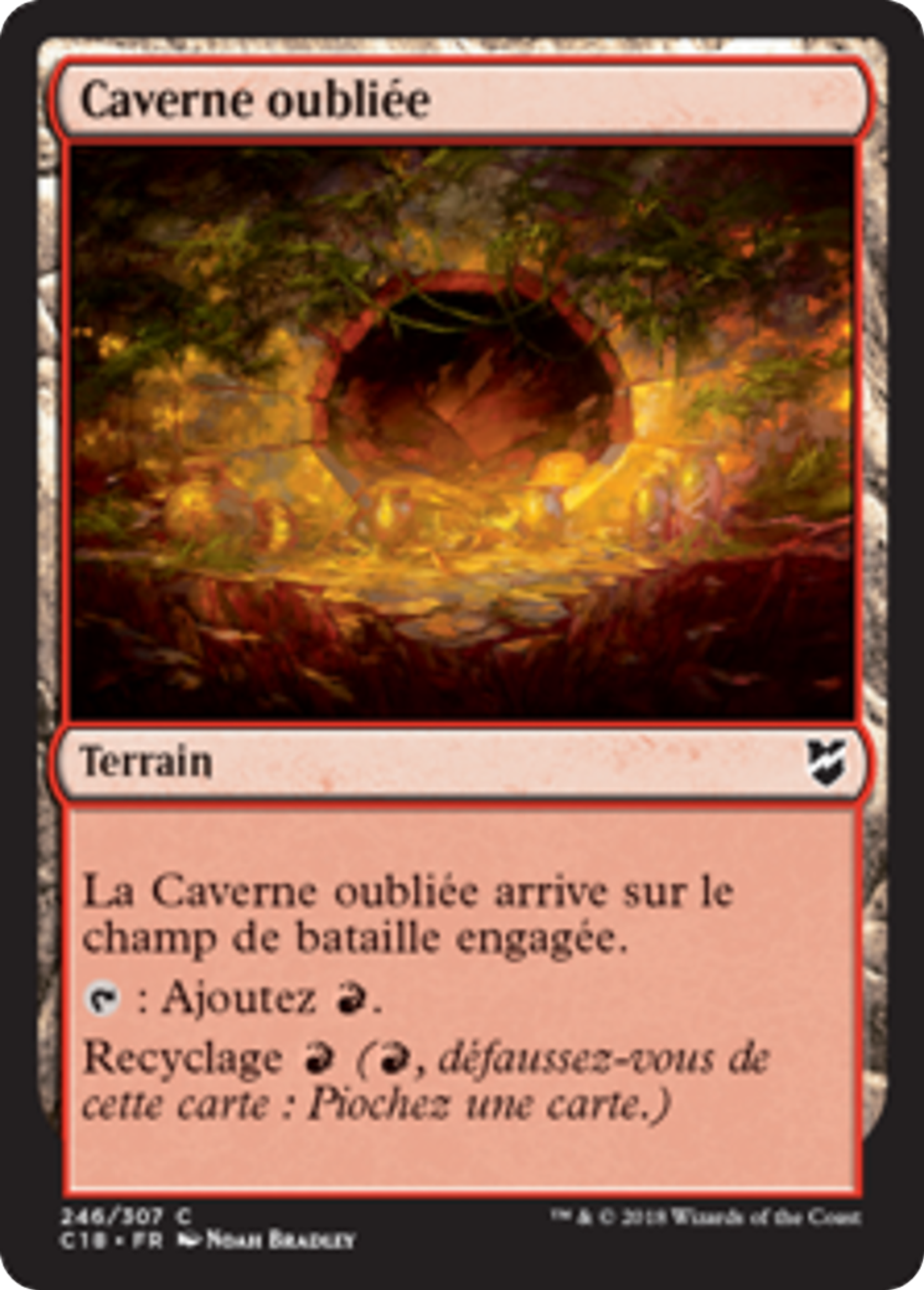 Caverne oubliée — Commander 2018 — Magic: The Gathering