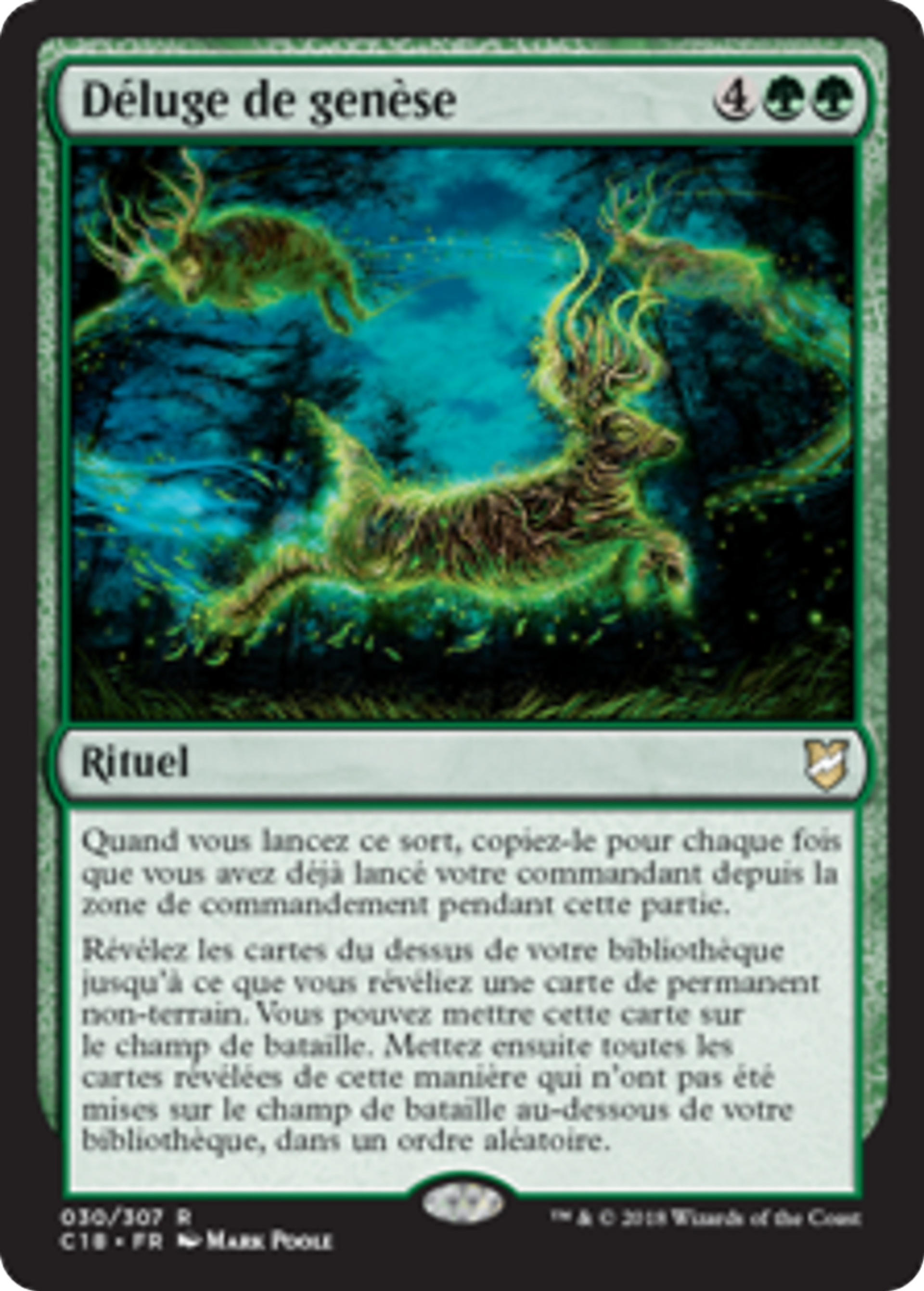 Déluge de genèse — Commander 2018 — Magic: The Gathering