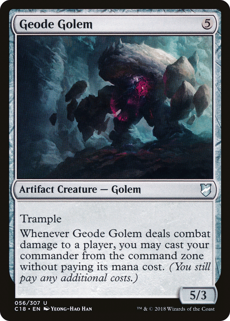 Geode Golem — Commander 2018 — Magic: The Gathering
