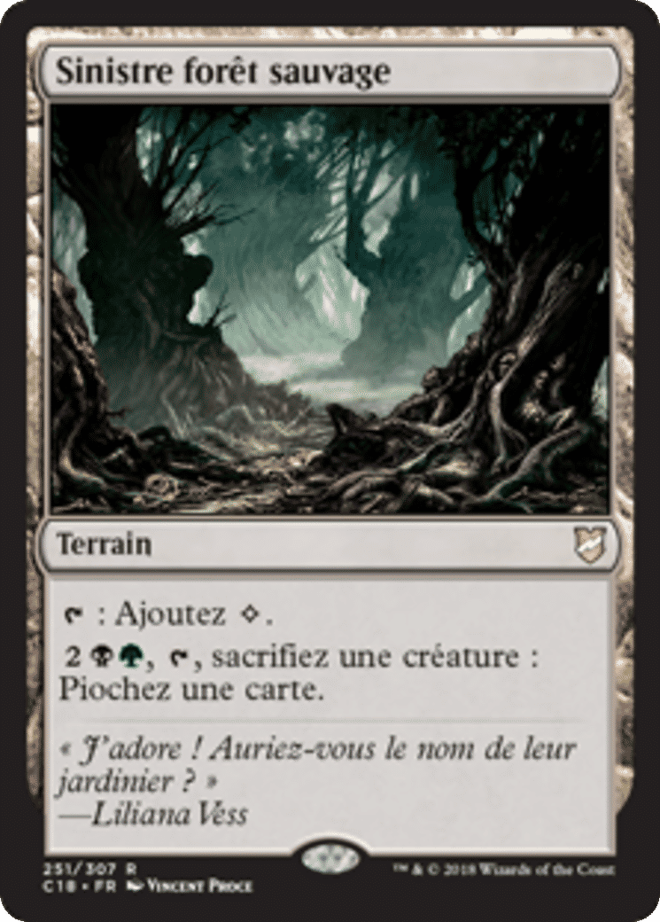 Sinistre forêt sauvage — Commander 2018 — Magic: The Gathering