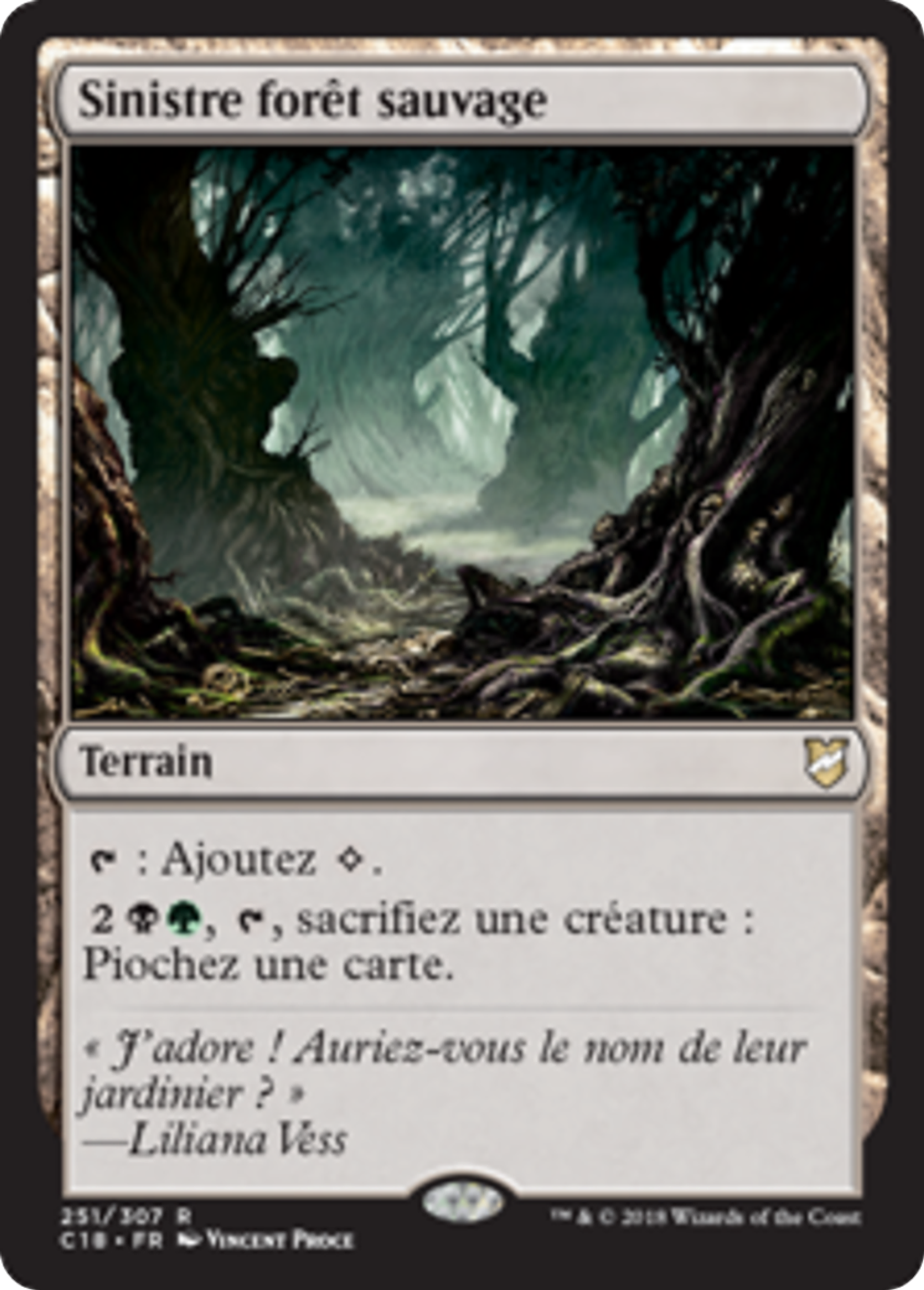 Sinistre forêt sauvage — Commander 2018 — Magic: The Gathering
