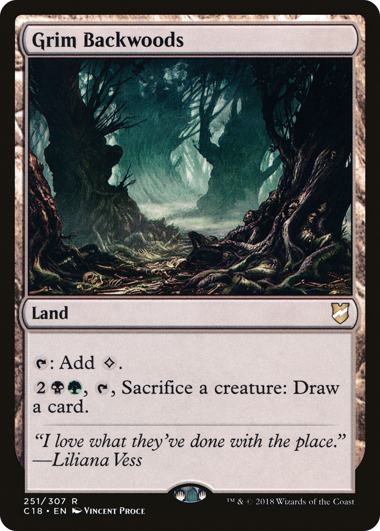 Grim Backwoods — Commander 2018 — Magic: The Gathering